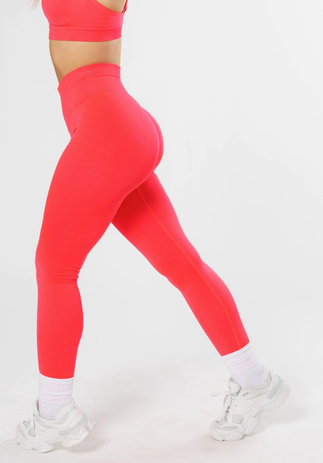Essential Style Push Fit CurveFlex Hourglass Sculptseam? Plus Seamless Legging Hot Tropic