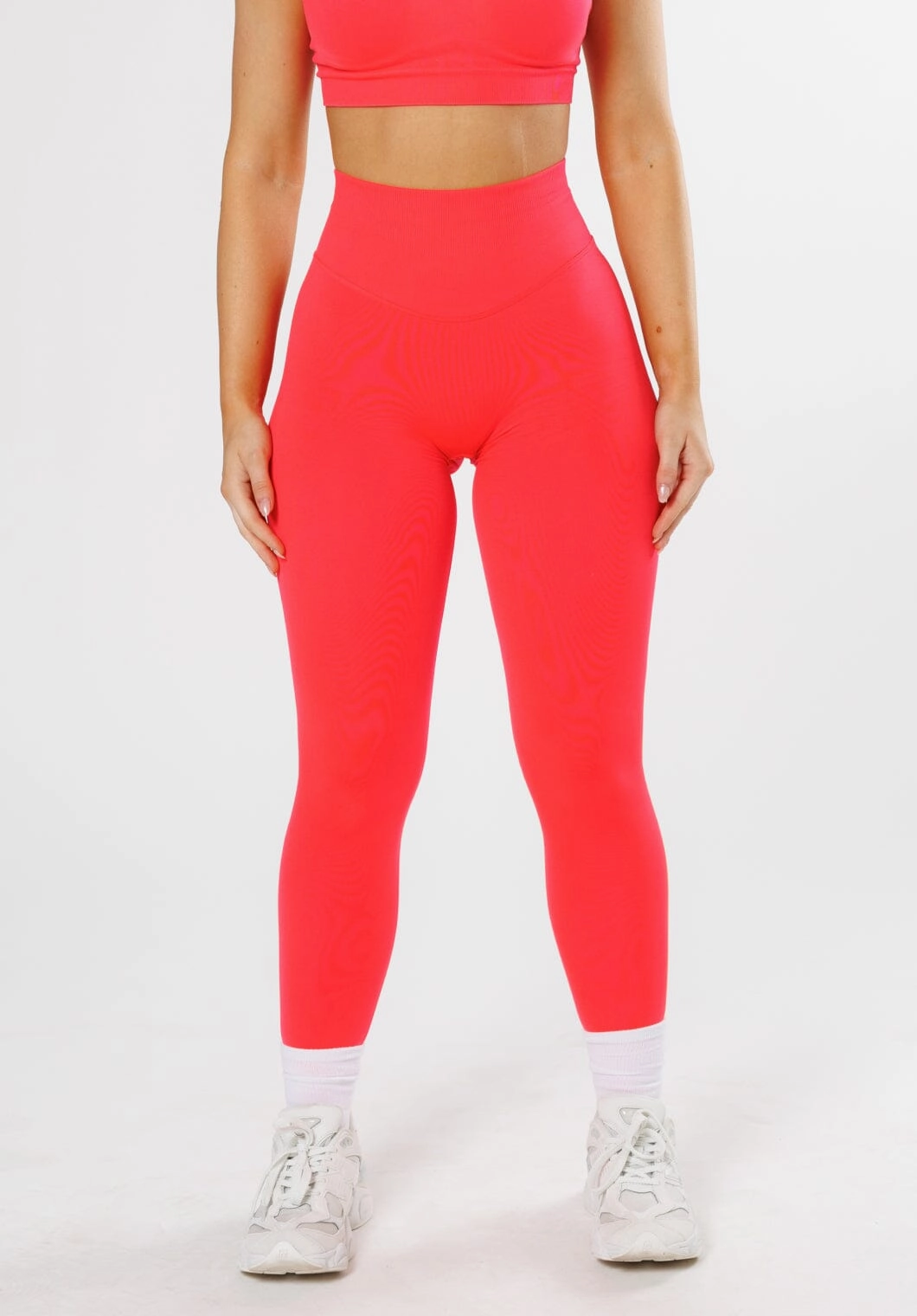 Active Fit Clean Finish CurveFlex Hourglass Sculptseam? Plus Seamless Legging Hot Tropic