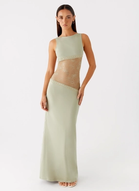 Lucinda Maxi Dress - Sage New York Effortless Wear