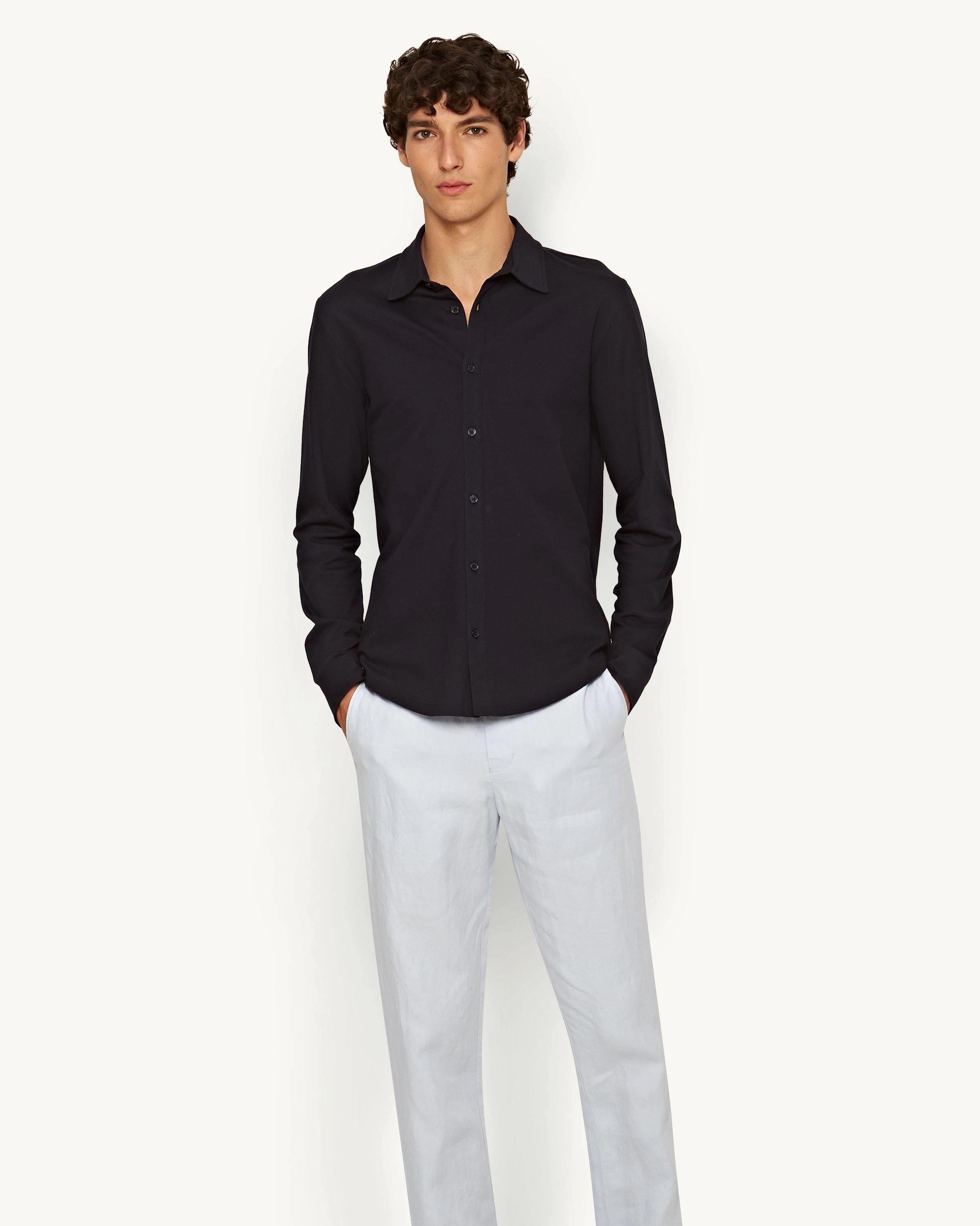 Athletic Cut Giles Pique