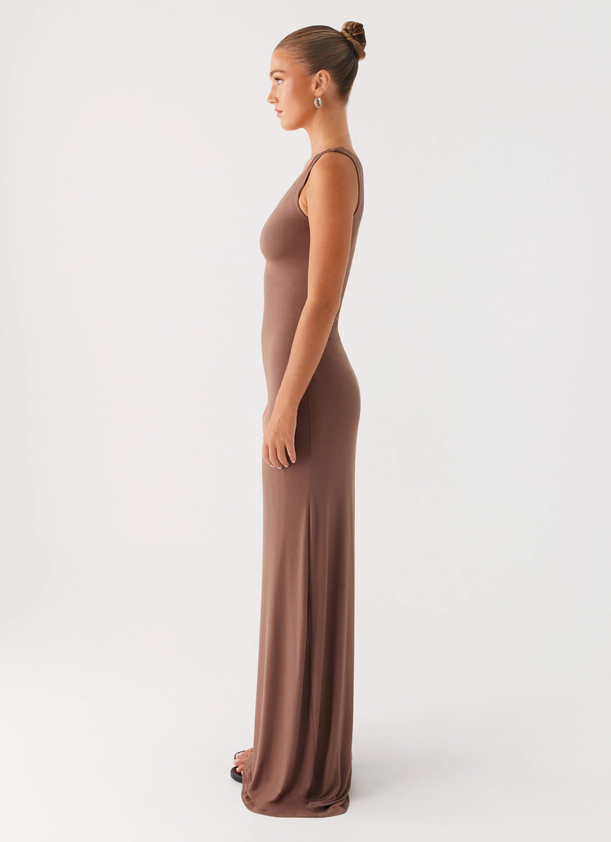 NonChafeSeams Dalla Maxi Dress - Dark Chocolate