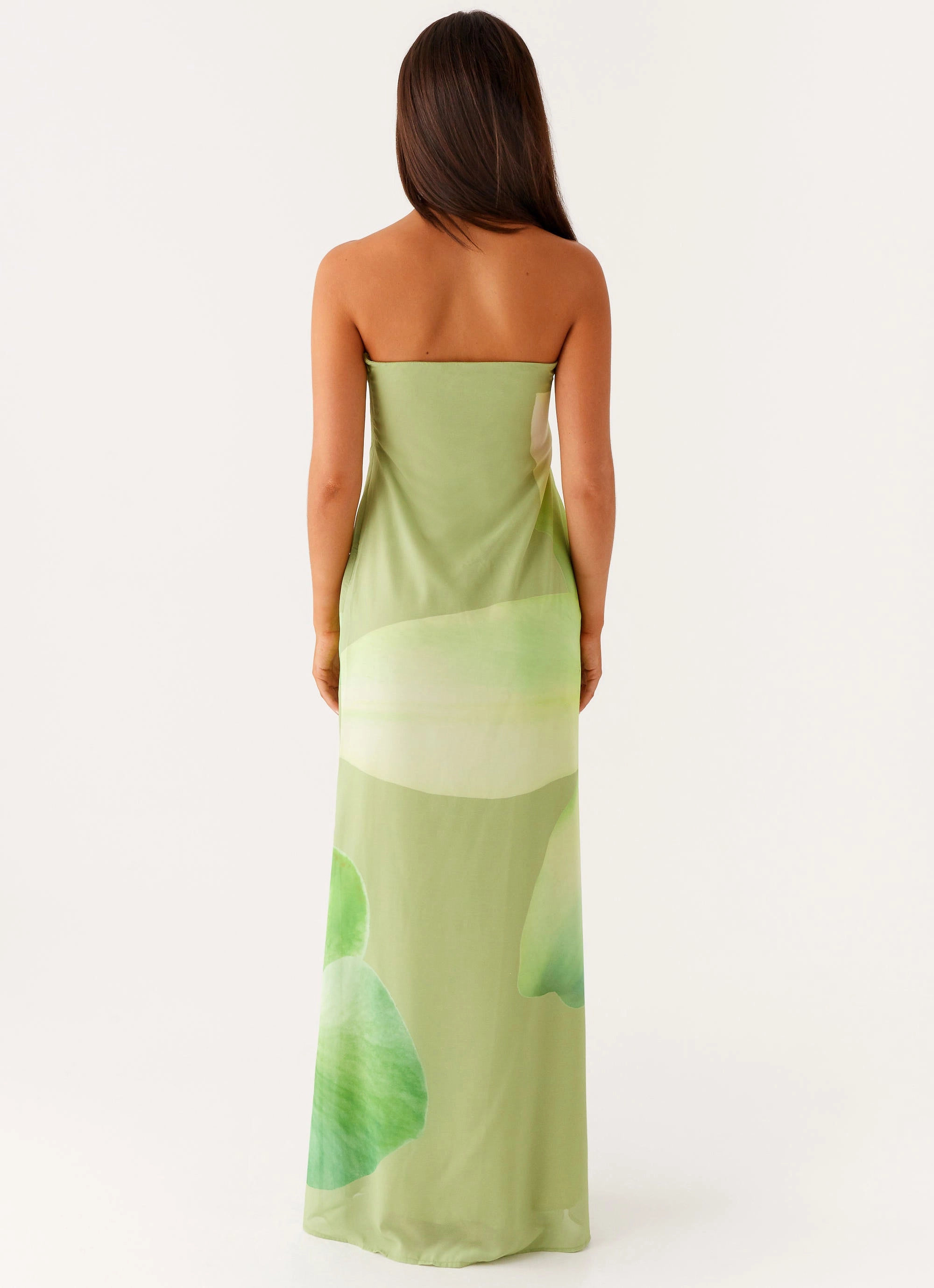 Dark Tones Darcy Maxi Dress - Green Floral