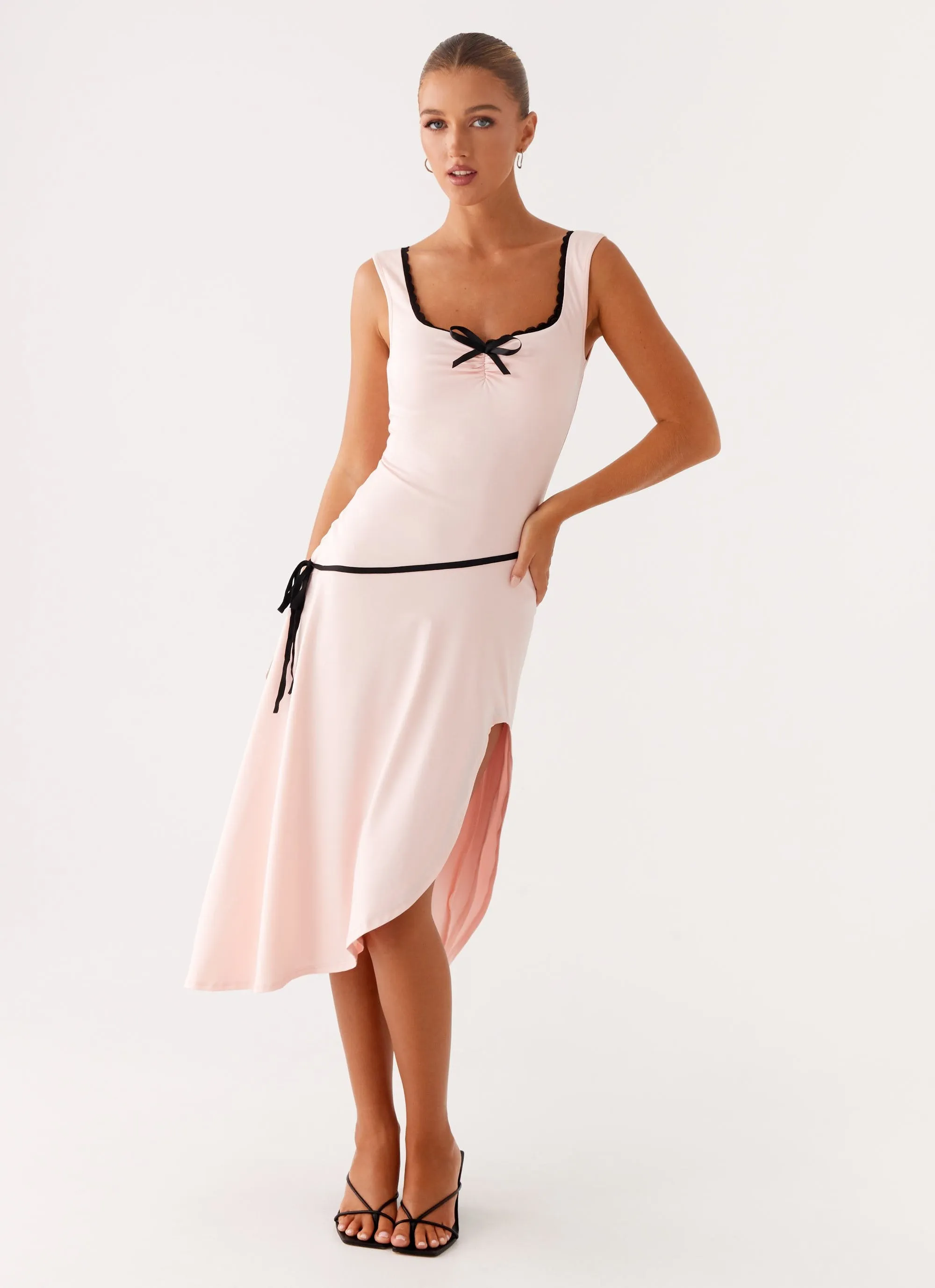 everyday elegance Darlene Midi Dress - Pink