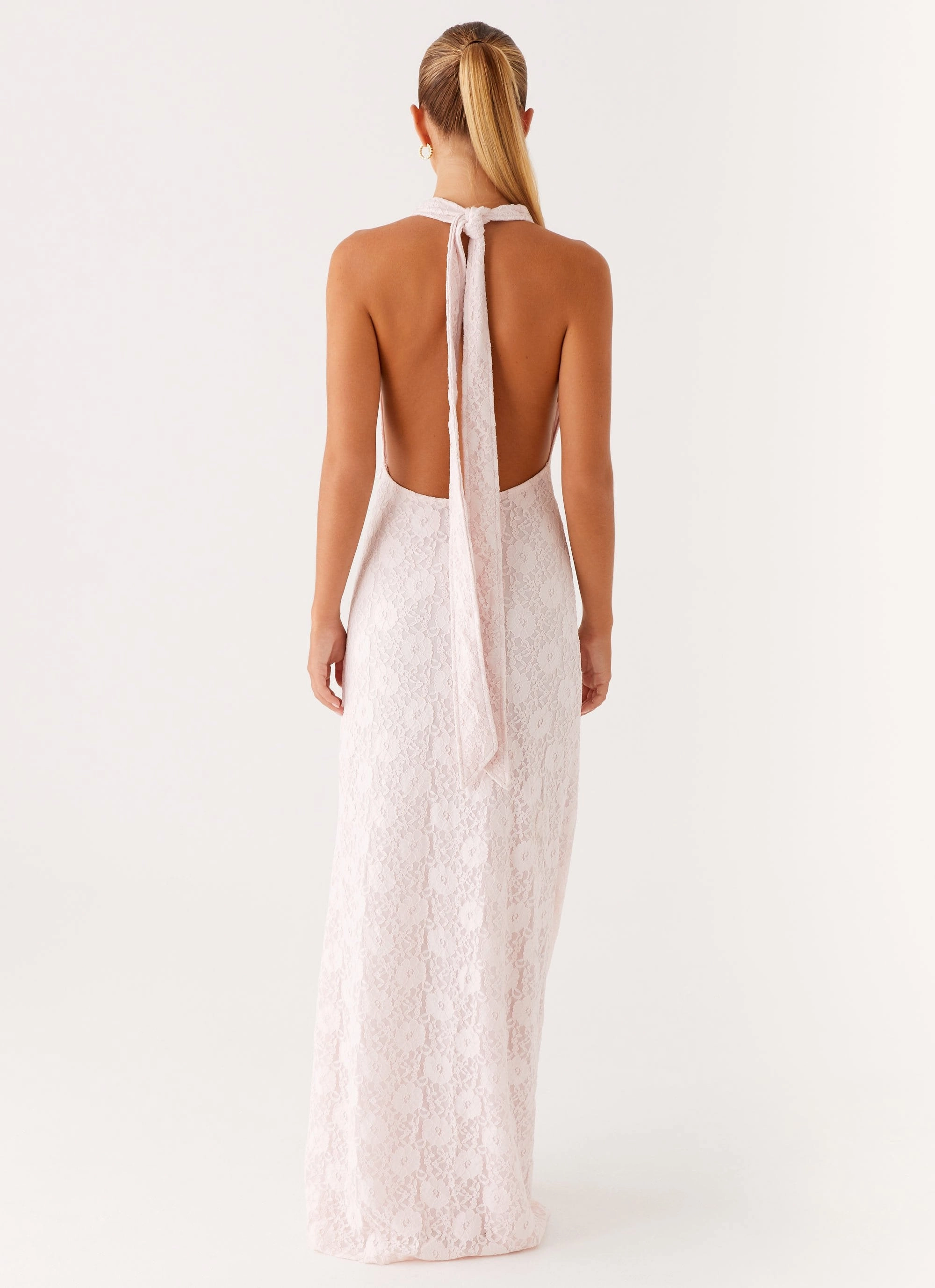 Edgy vibes Grace Color Carly Maxi Dress - Pink