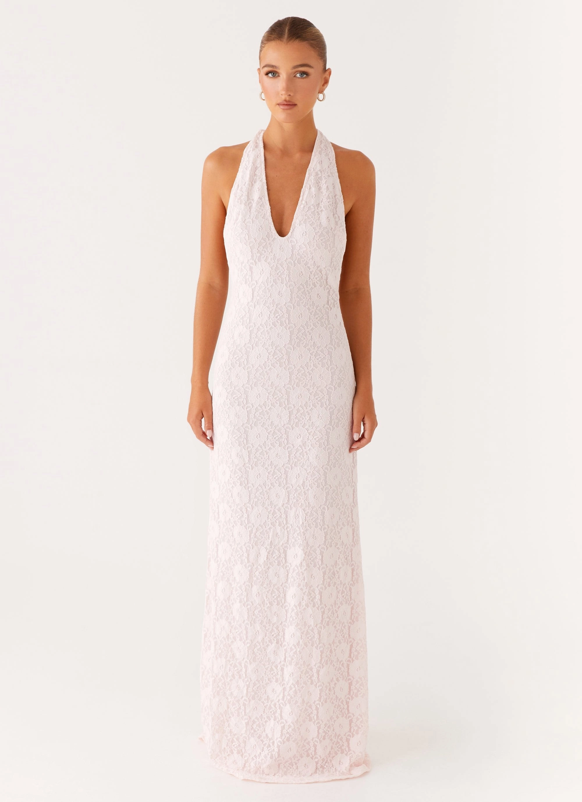 Carly Maxi Dress - Pink Linen Vibe Style Option