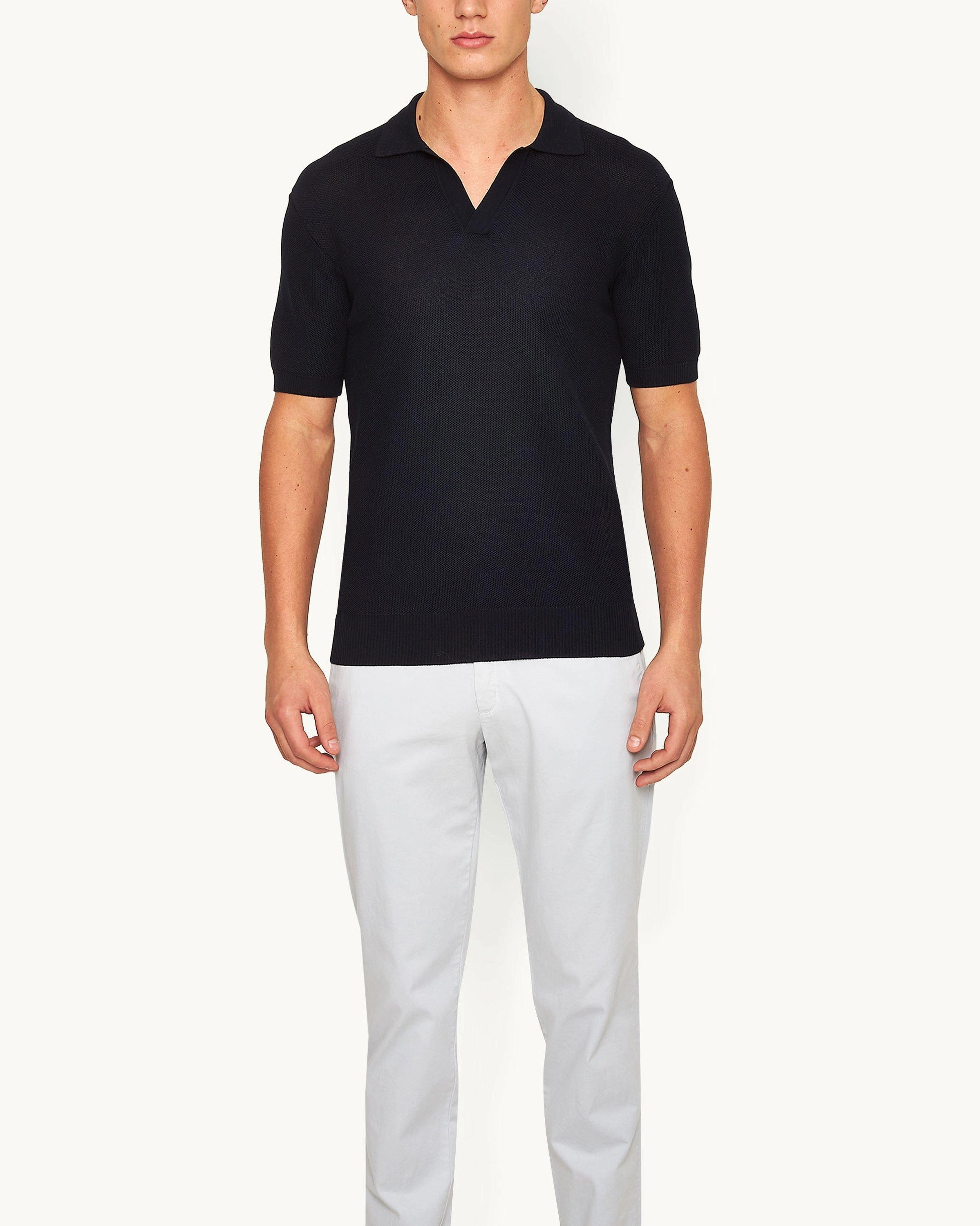 Horton Pique Unstructured Hem Light Fabric