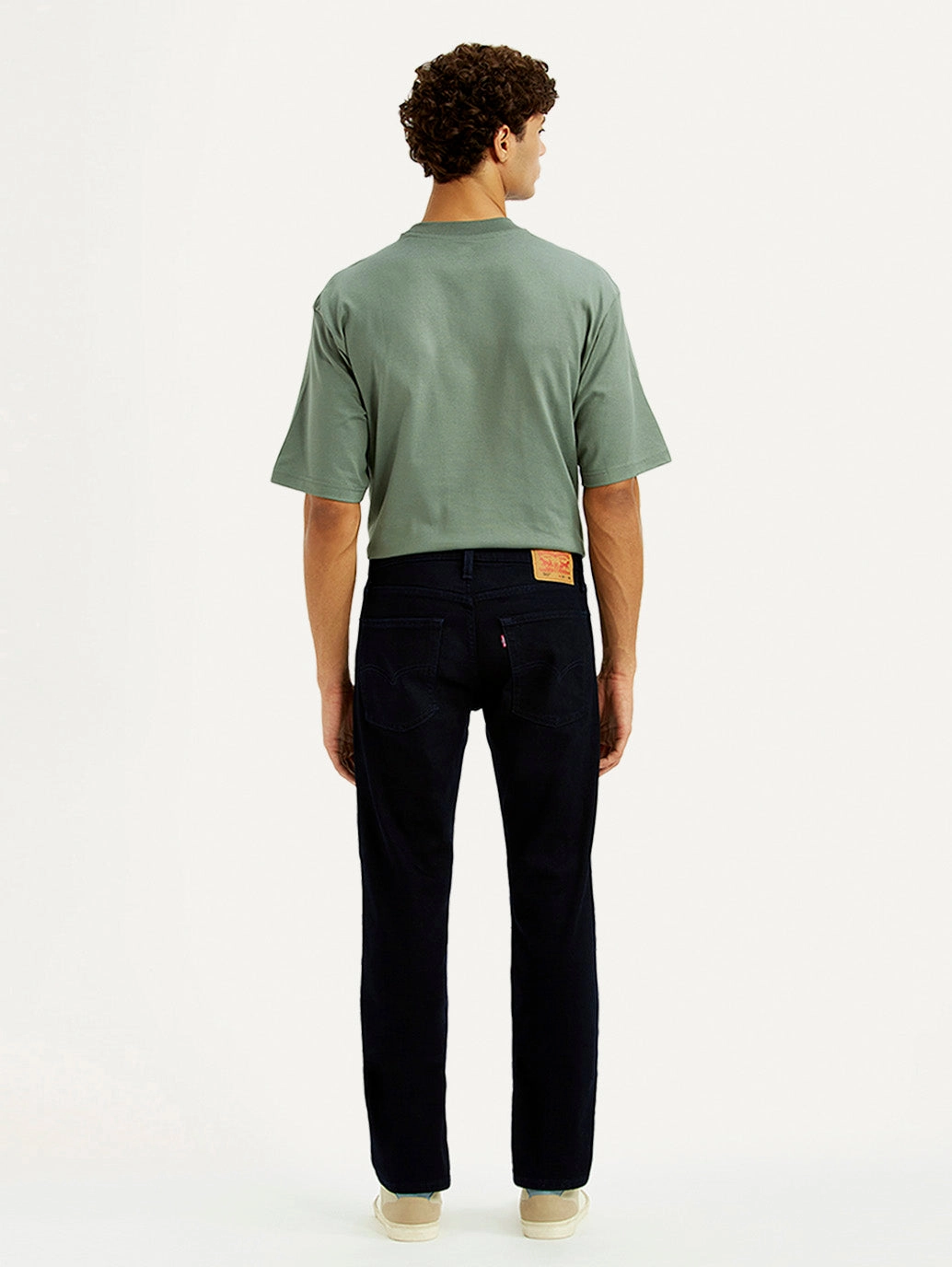 Men's 513 Dark Blue Slim Straight Fit Mid Rise Jeans Morning Stroll Sustainable Classic