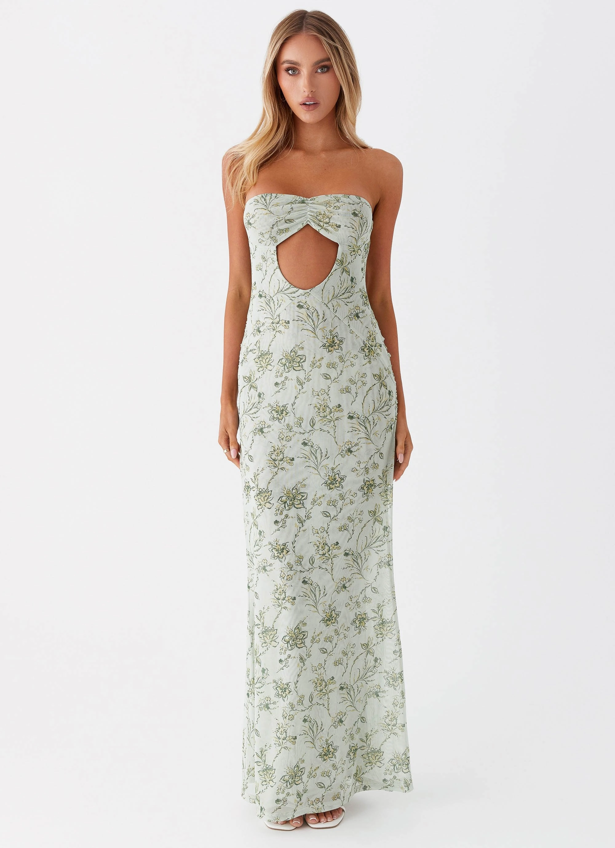 Perfectly Styled Dearest Maxi Dress - Sage Floral