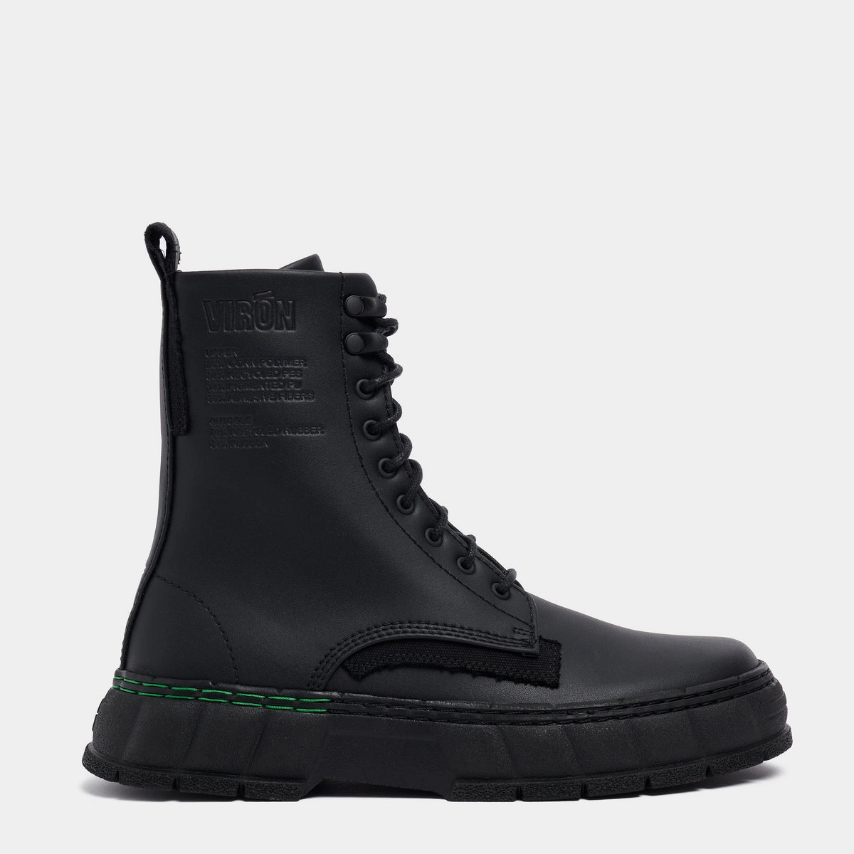 Reliable Fit Slip Resistant Outsole 1992 Boot in Black Corn Leather from Vir??n
