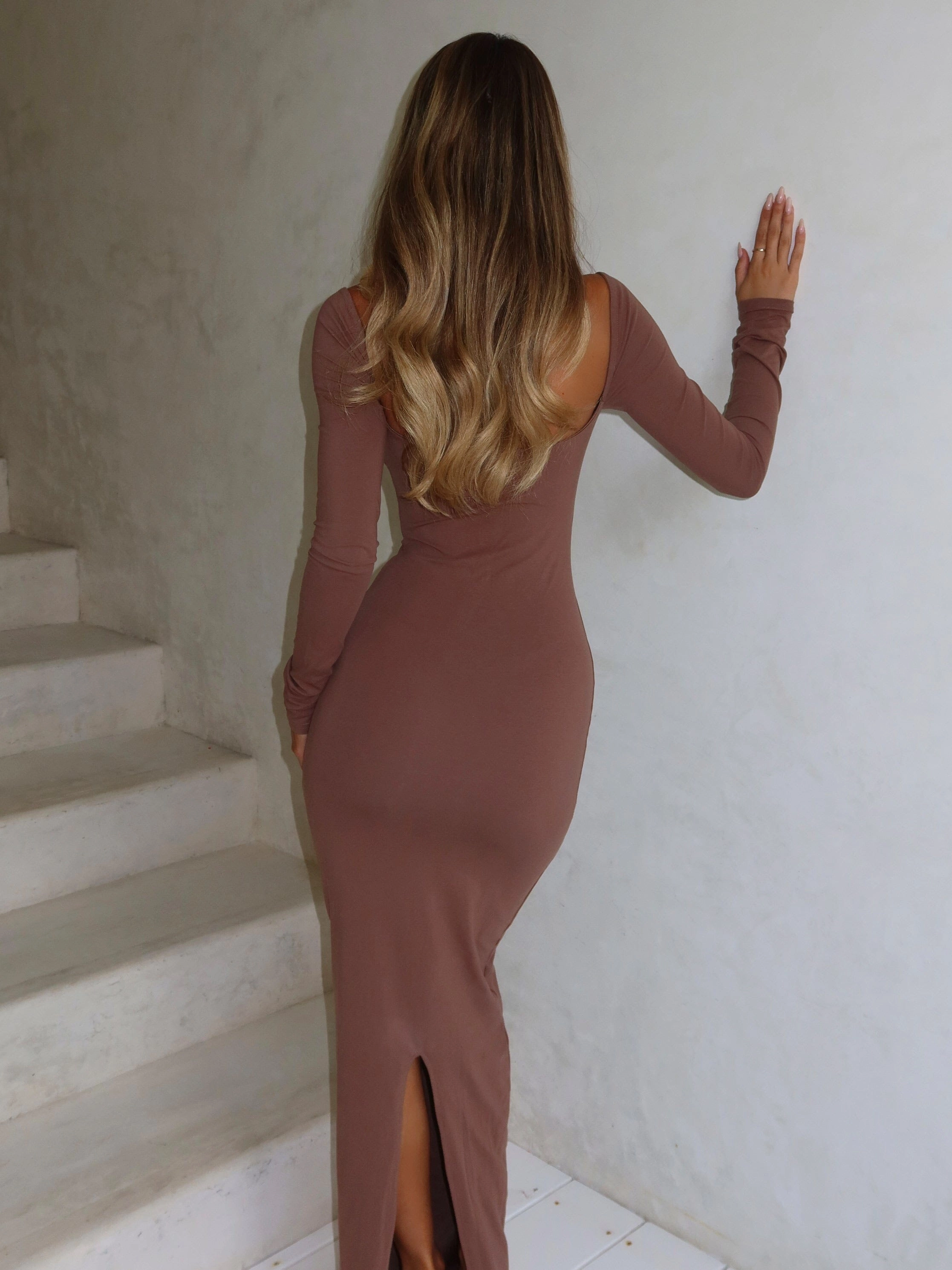 Night Appeal DIONNE MAXI DRESS TAUPE