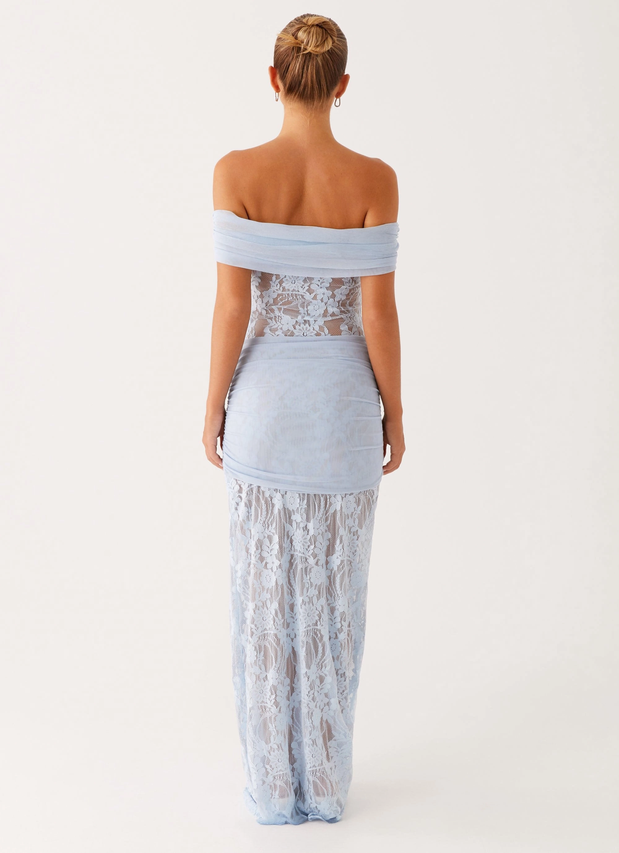 ReinforcedHem tailored look Gracie Twist Maxi Dress - Blue