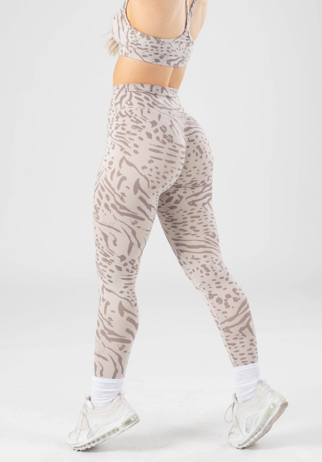 Reluna Original Sculptseam? Legging Snow Leopard Extra Soft Dance Practice Thermal Insulation