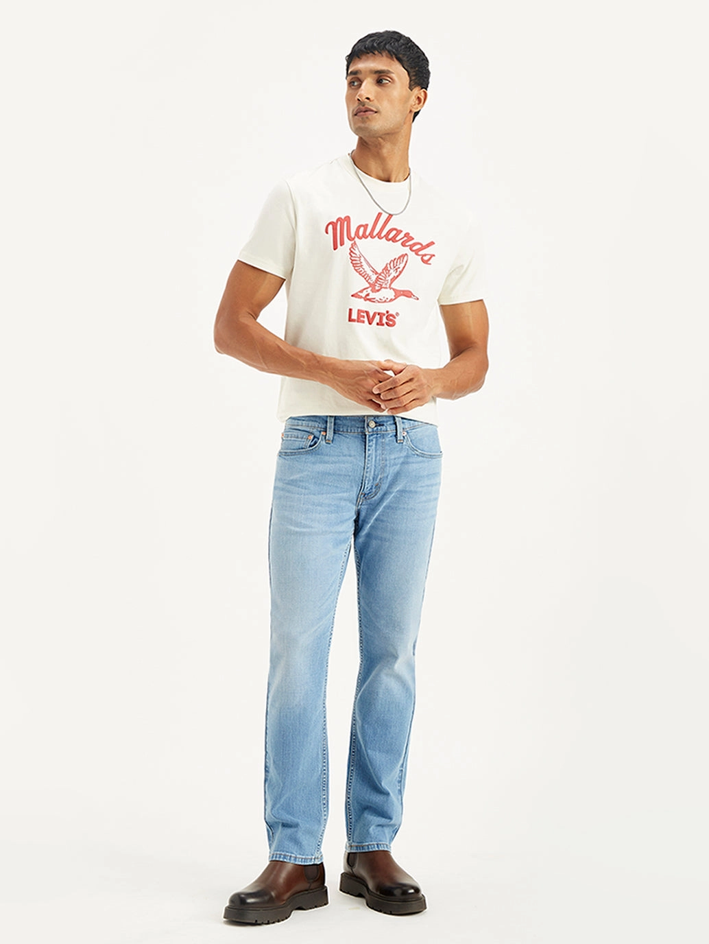 Daily Go-To Teen Outfit Eco Friendly Travel Outfit Men's 511 Light Blue Slim Fit Mid Rise Jeans