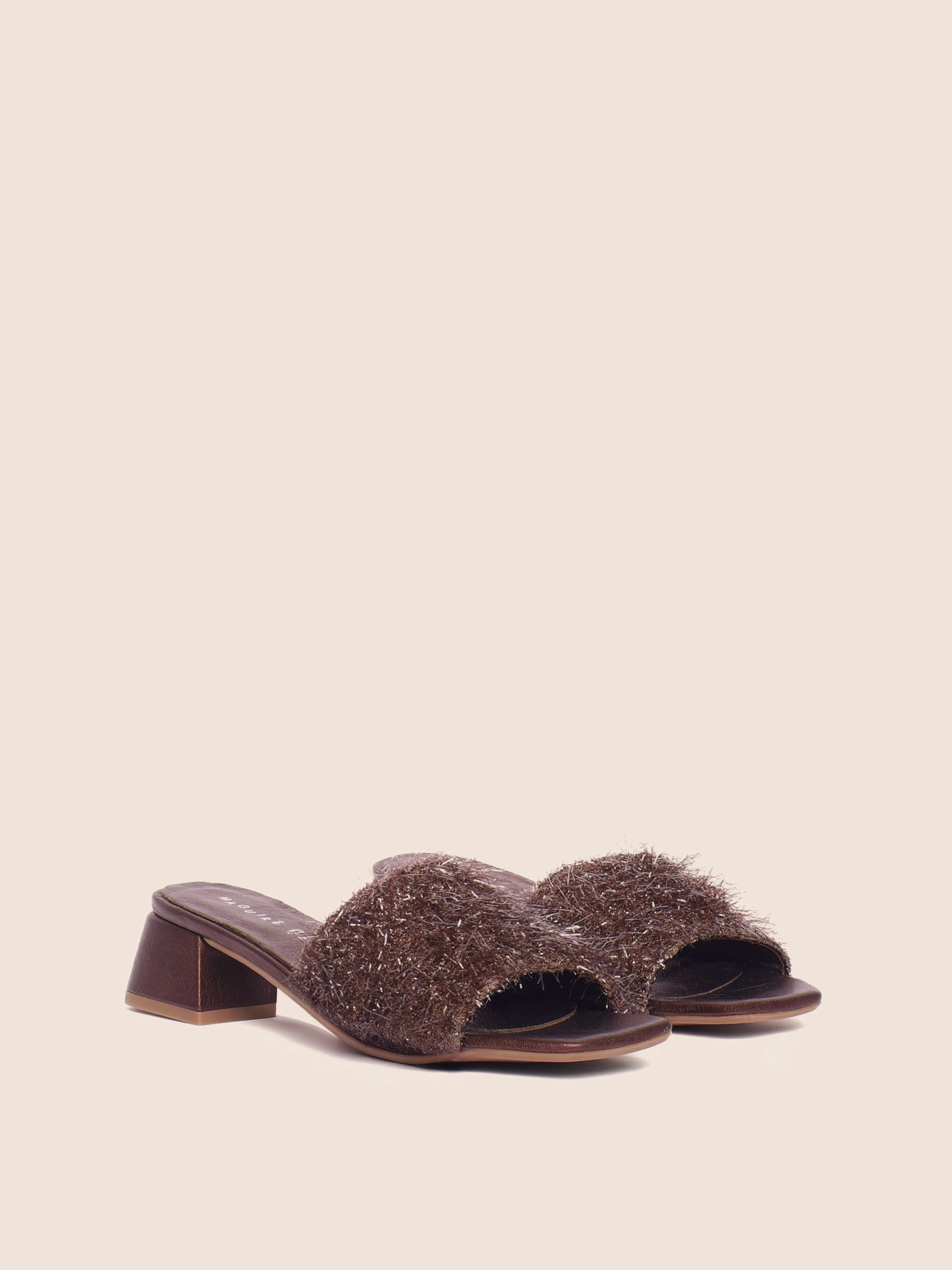 Kitten Heel M??rida Brown Sandal
