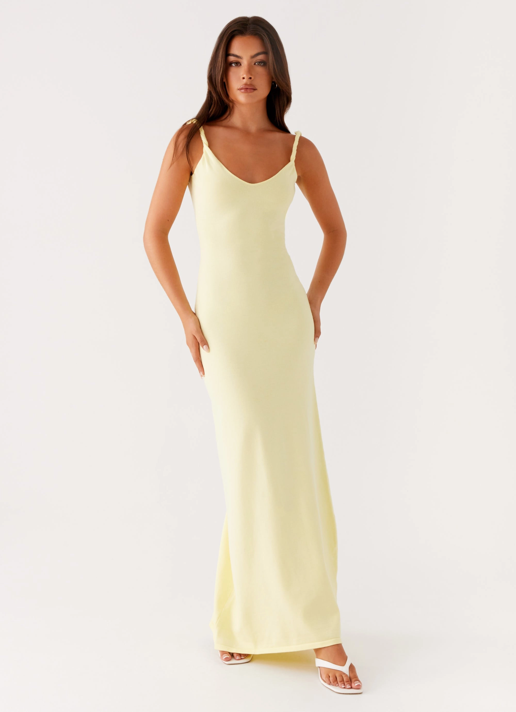 Anastasia Maxi Dress - Yellow Statement-Piece
