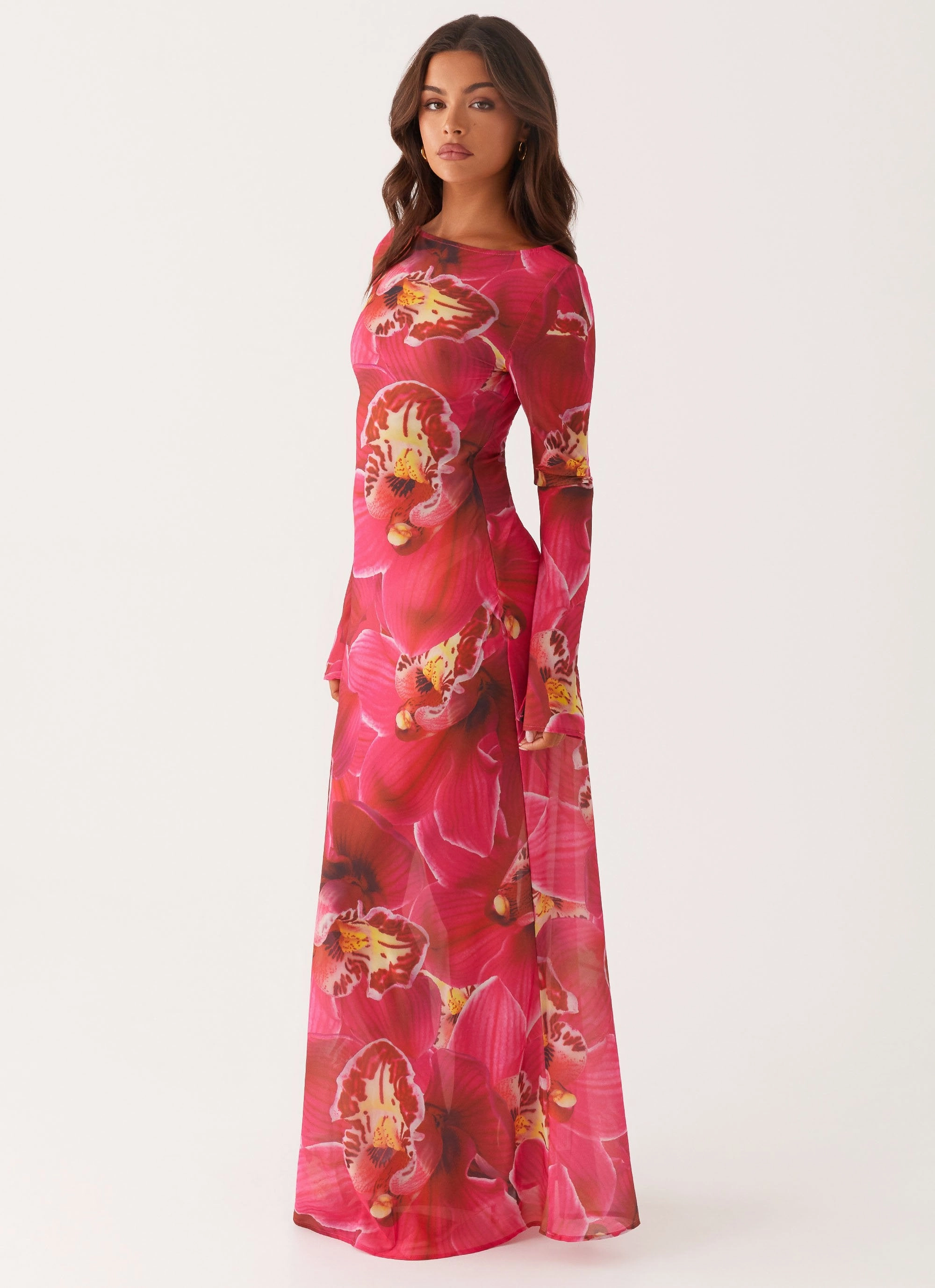 Lorde Maxi Dress - Orchid Pink Sleeveless Cut