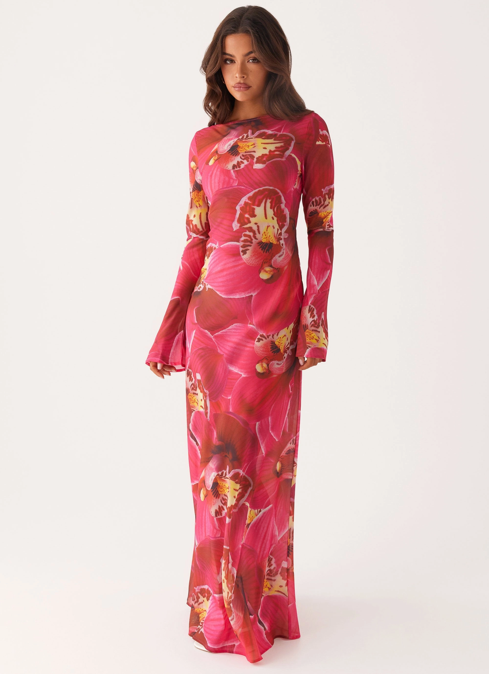 Lorde Maxi Dress - Orchid Pink Stylish Fit Elegant holiday wear