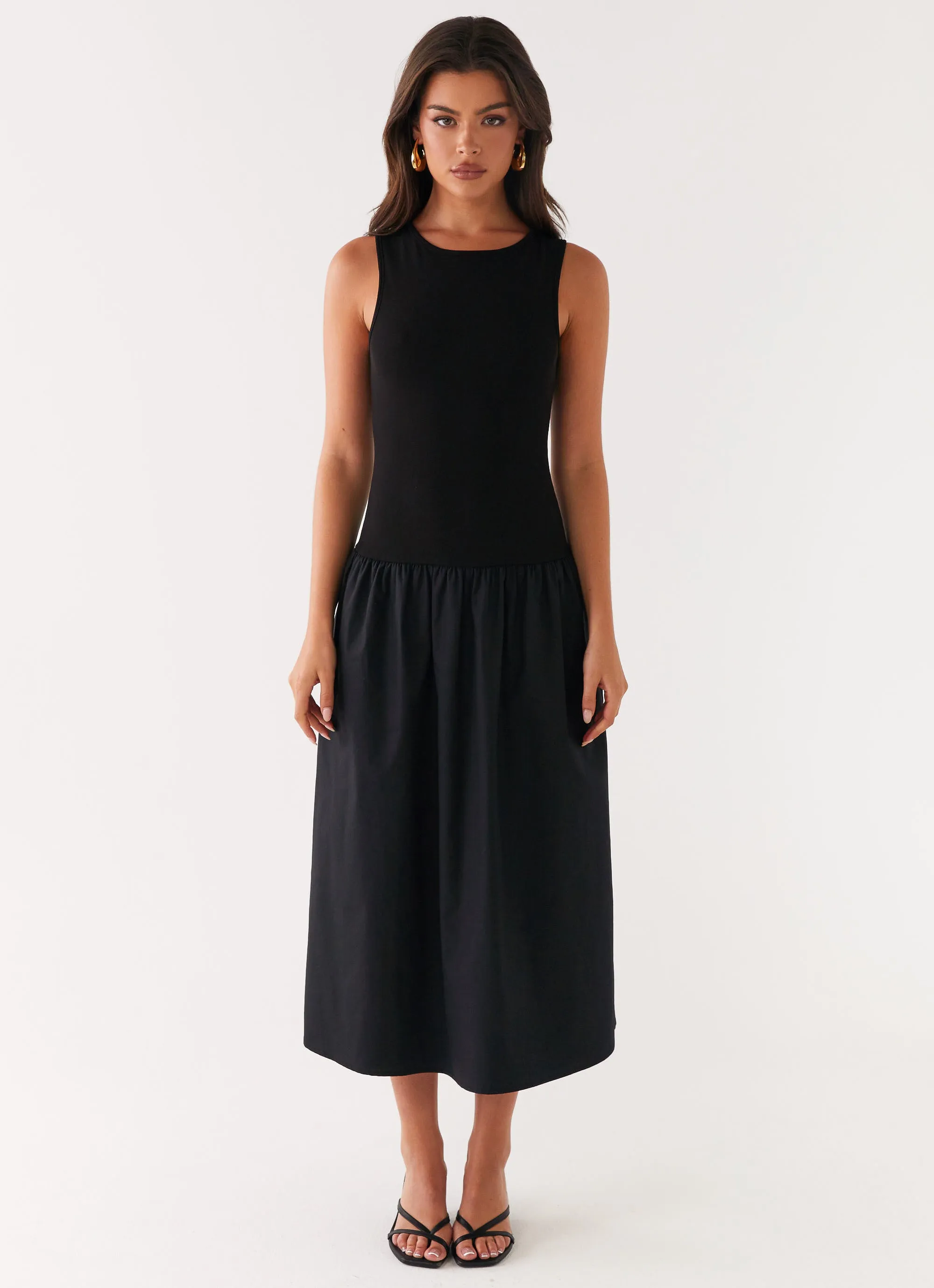 Daily Ready Duchess Midi Dress - Black