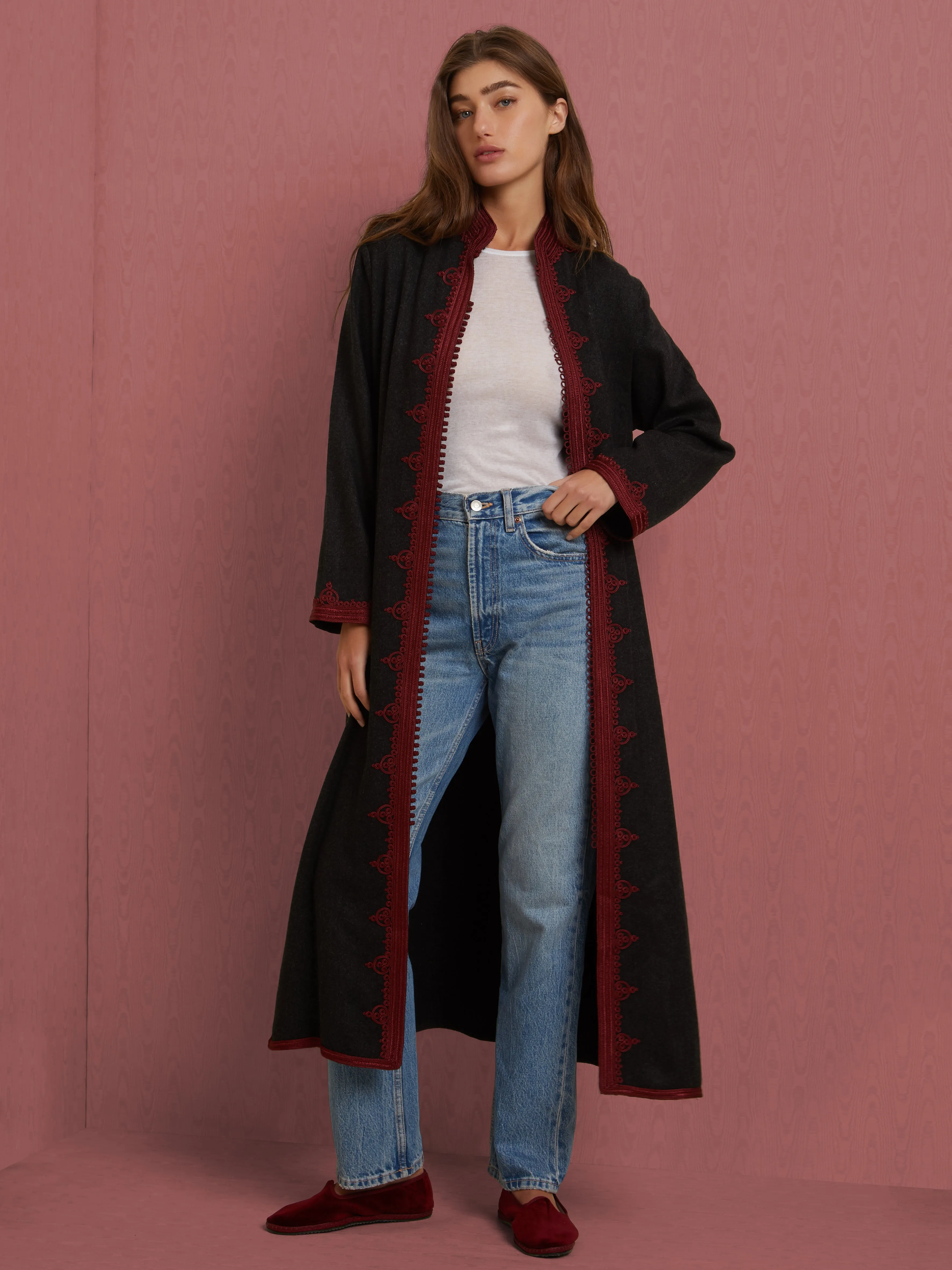 Moroccan cashmere coat Cold Days