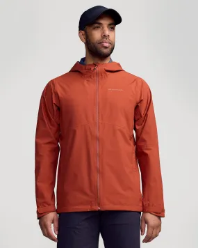 Thermoplastic Elastomer Trim Men's Trailhead Stretch 2.5L Rain Jacket - Redwood