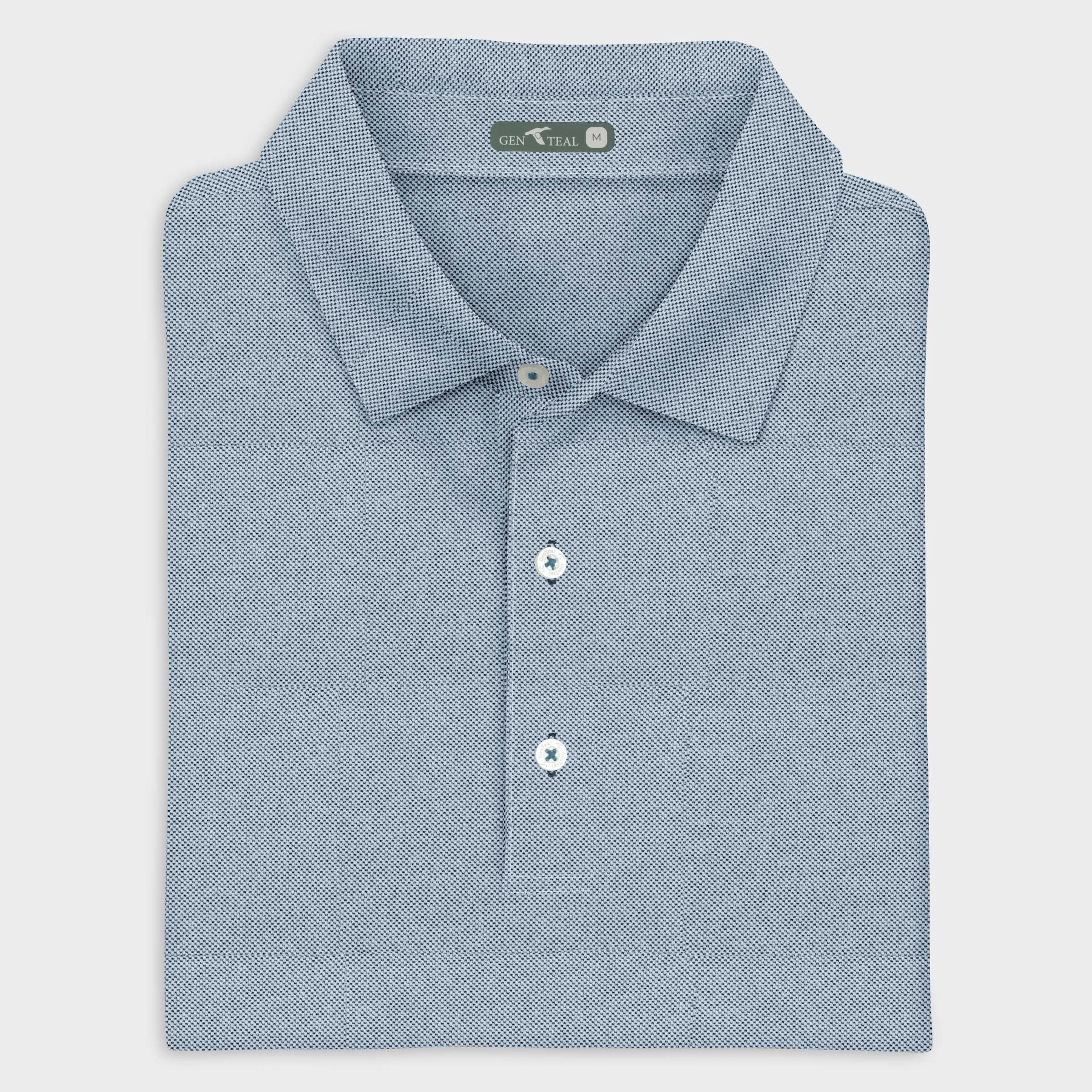 Performance Pique Polo Breathable Knitwear Chill Style