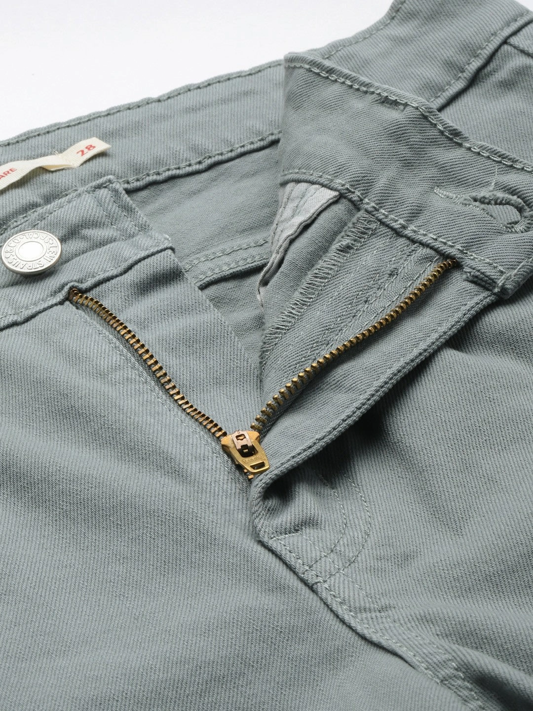 Weekend Warrior Earthy Women's 726 Grey Flared Fit Mid Rise Jeans