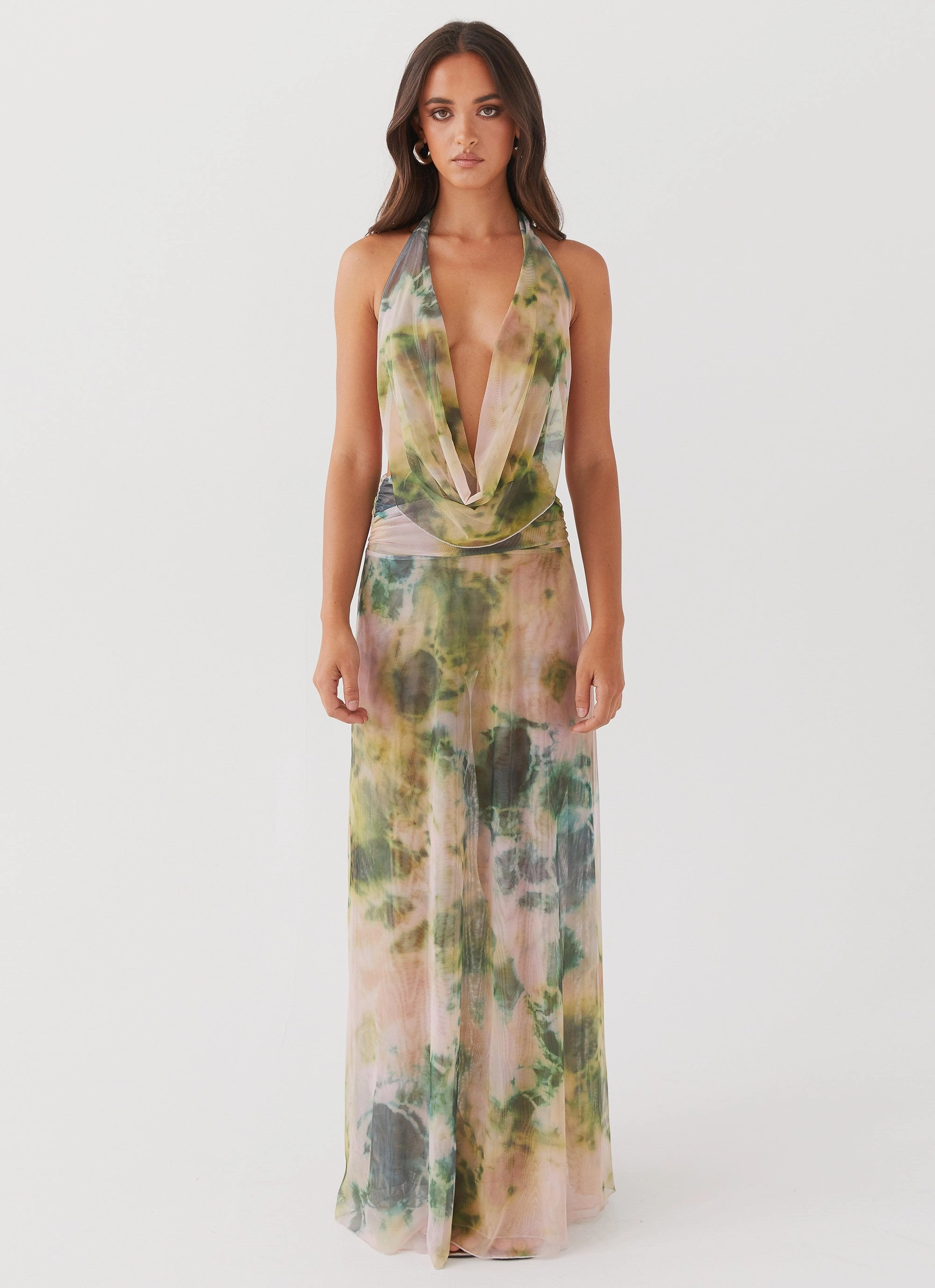 Elysia Mesh Maxi Dress - Rainforest Everyday-Comfort