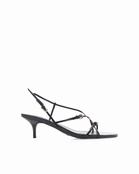 FLOSSIE - BLACK PATENT Minimalist Design