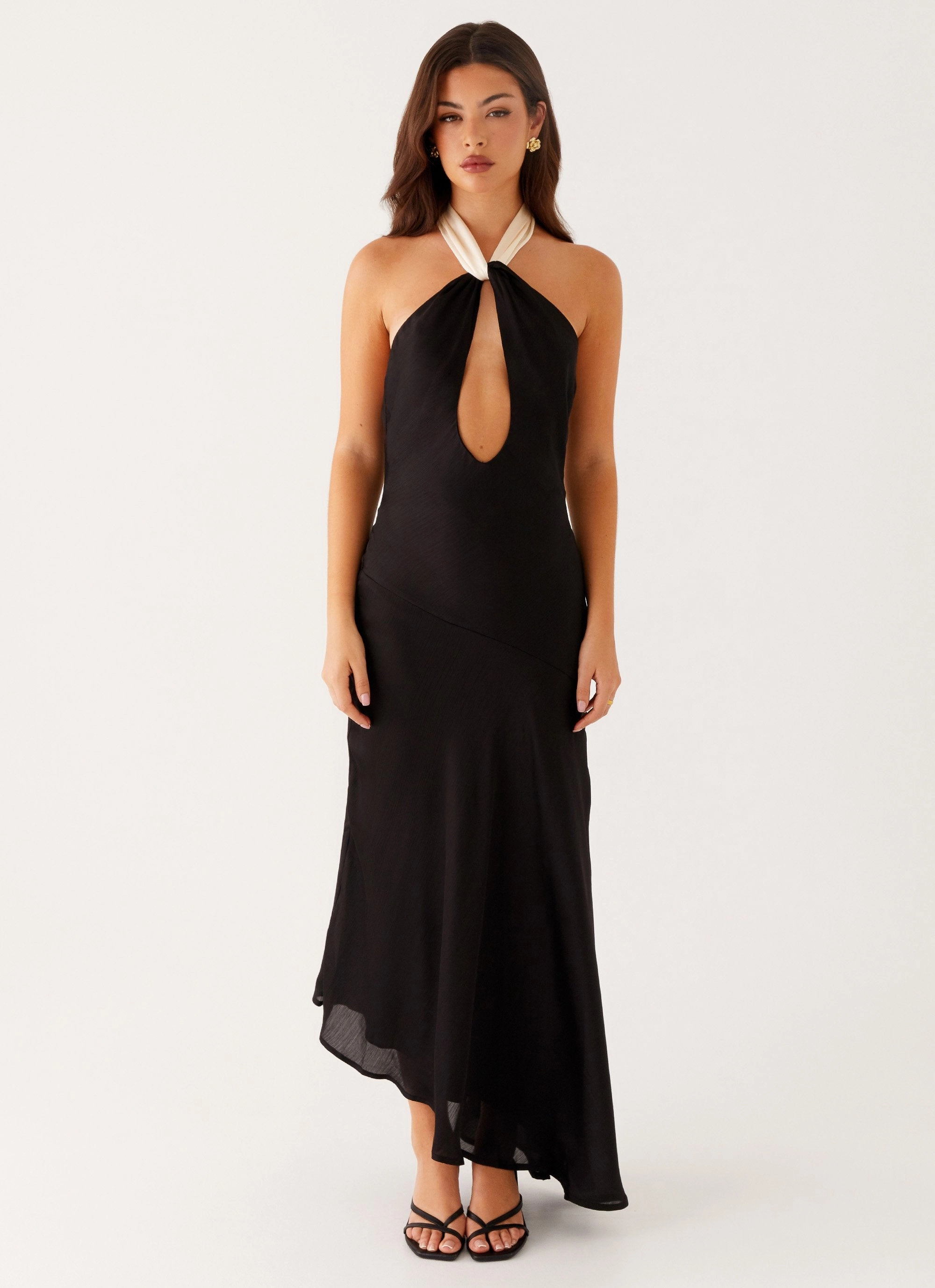 Night Owl Maxi Dress - Black Relaxed Look Fresh Style