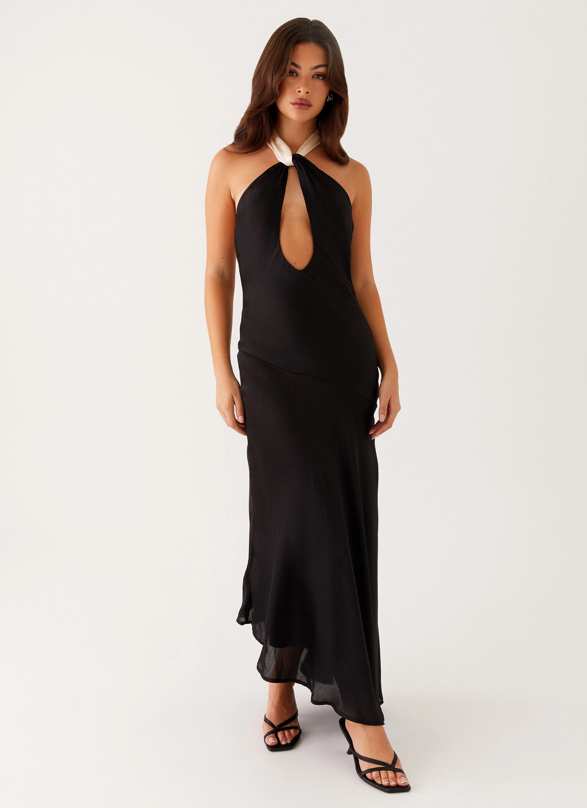 Night Owl Maxi Dress - Black TearResistantFabric