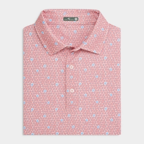 UV-Resistant Durable Double Stitching Reels Printed Performance Polo