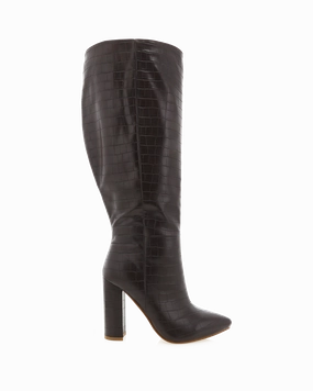 Pure Joy MILLA CURVE - CHOCOLATE CROC