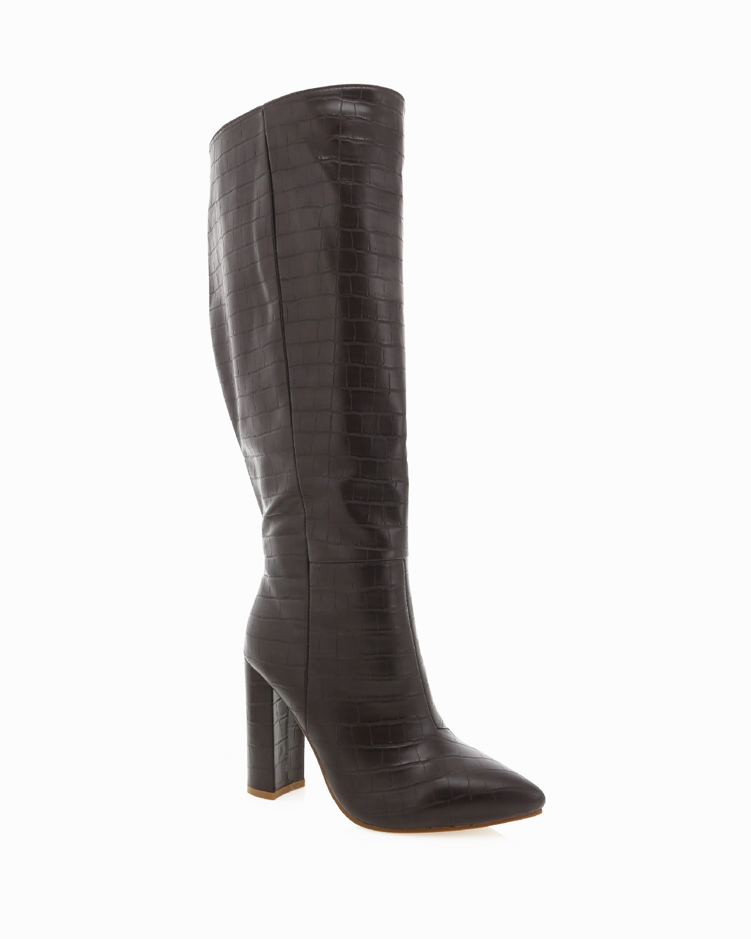 MILLA CURVE - CHOCOLATE CROC Comfort Lining Mountain Climber