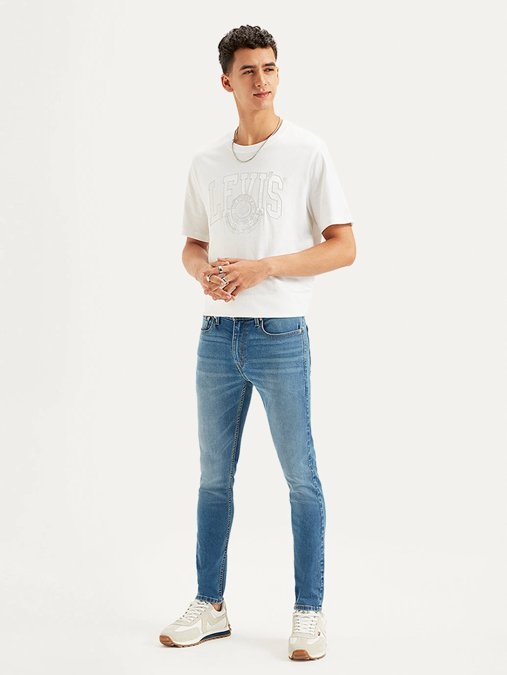 Smooth Road Trip Everyday Use Men's Blue Skinny Fit Mid Rise Jeans