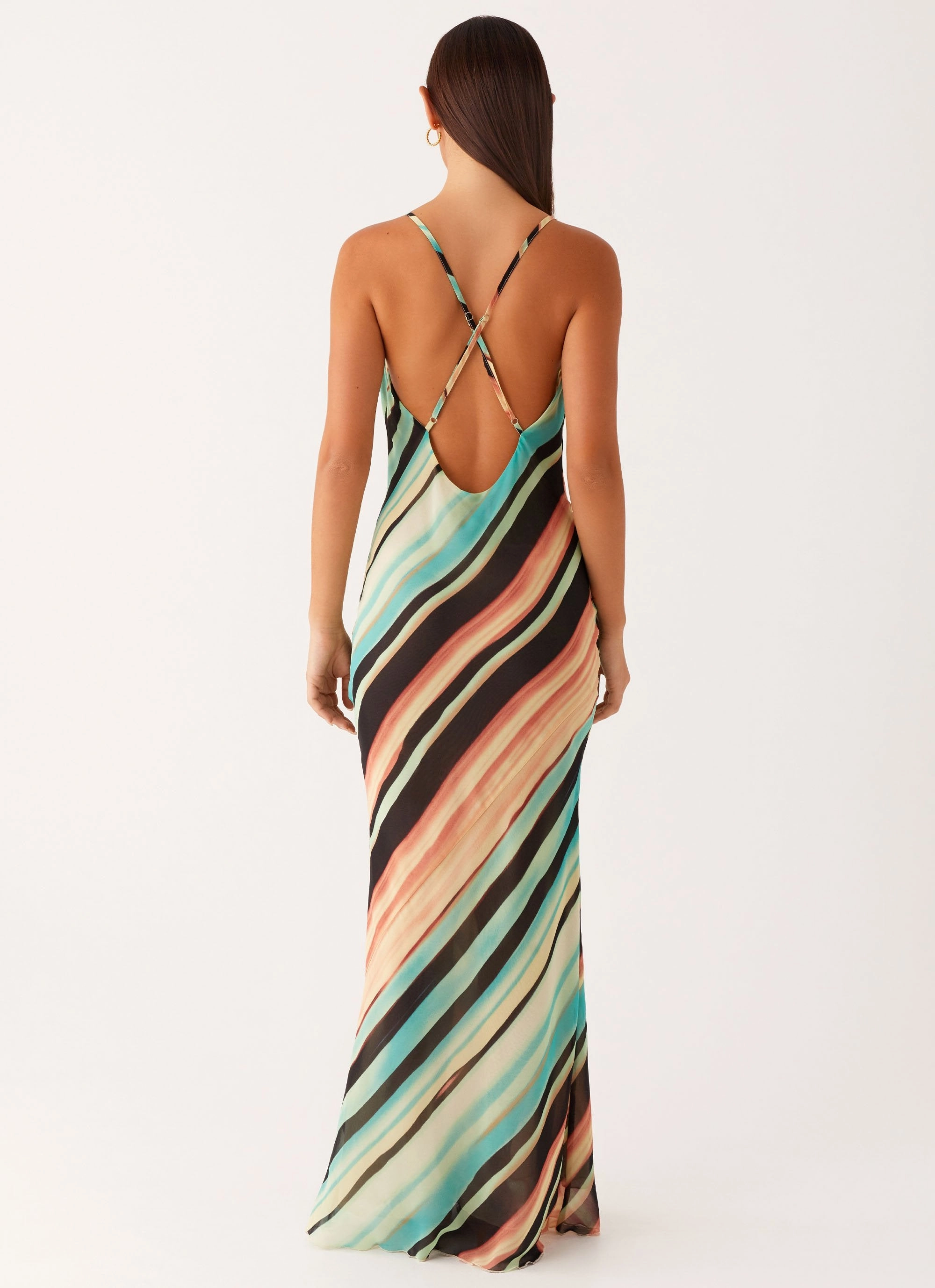 Modern Fit Smooth Wear Never Knew Maxi Dress - Stripe