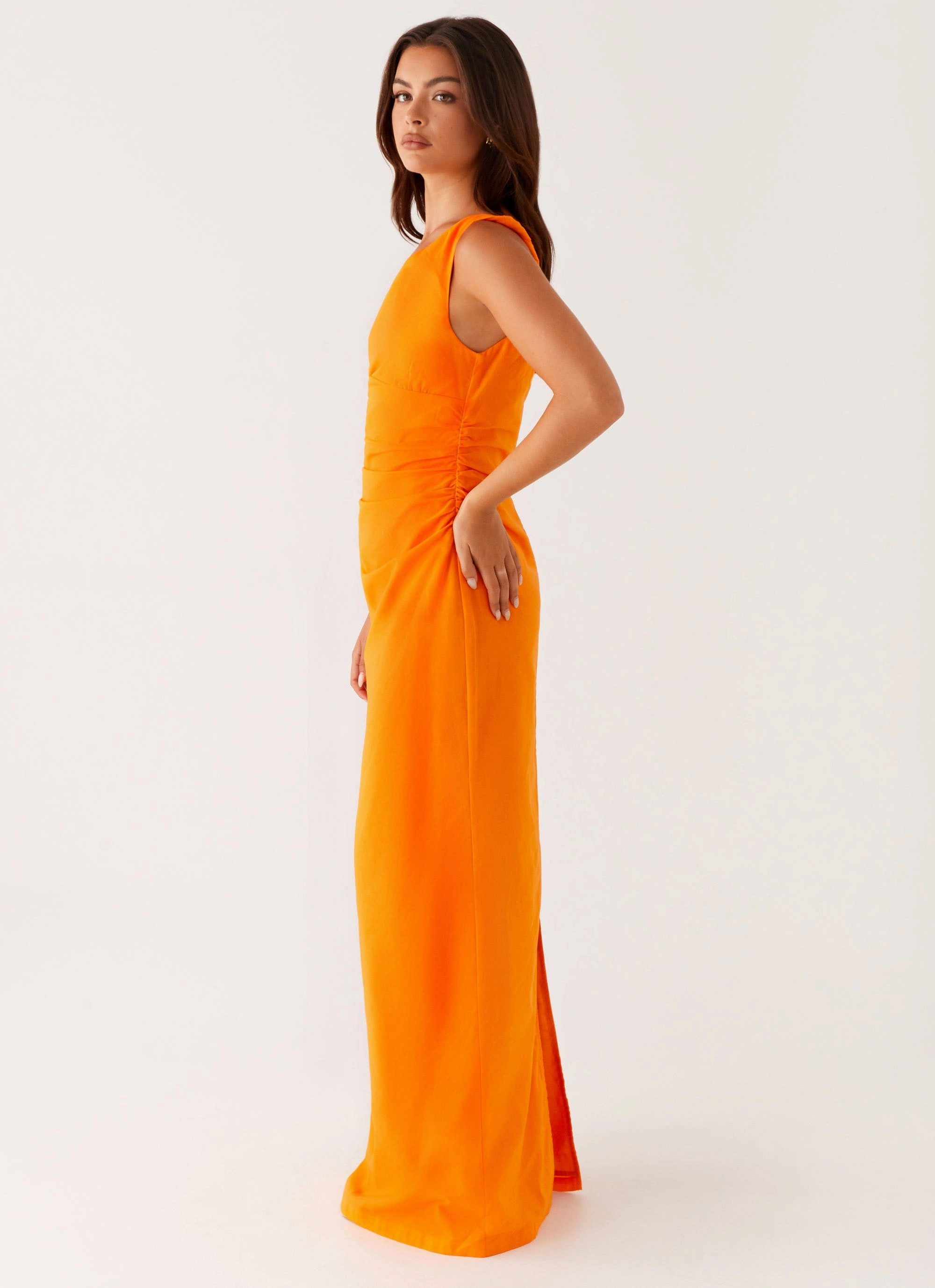 Ignite Maxi Dress - Orange Perfectly Styled Travel Option