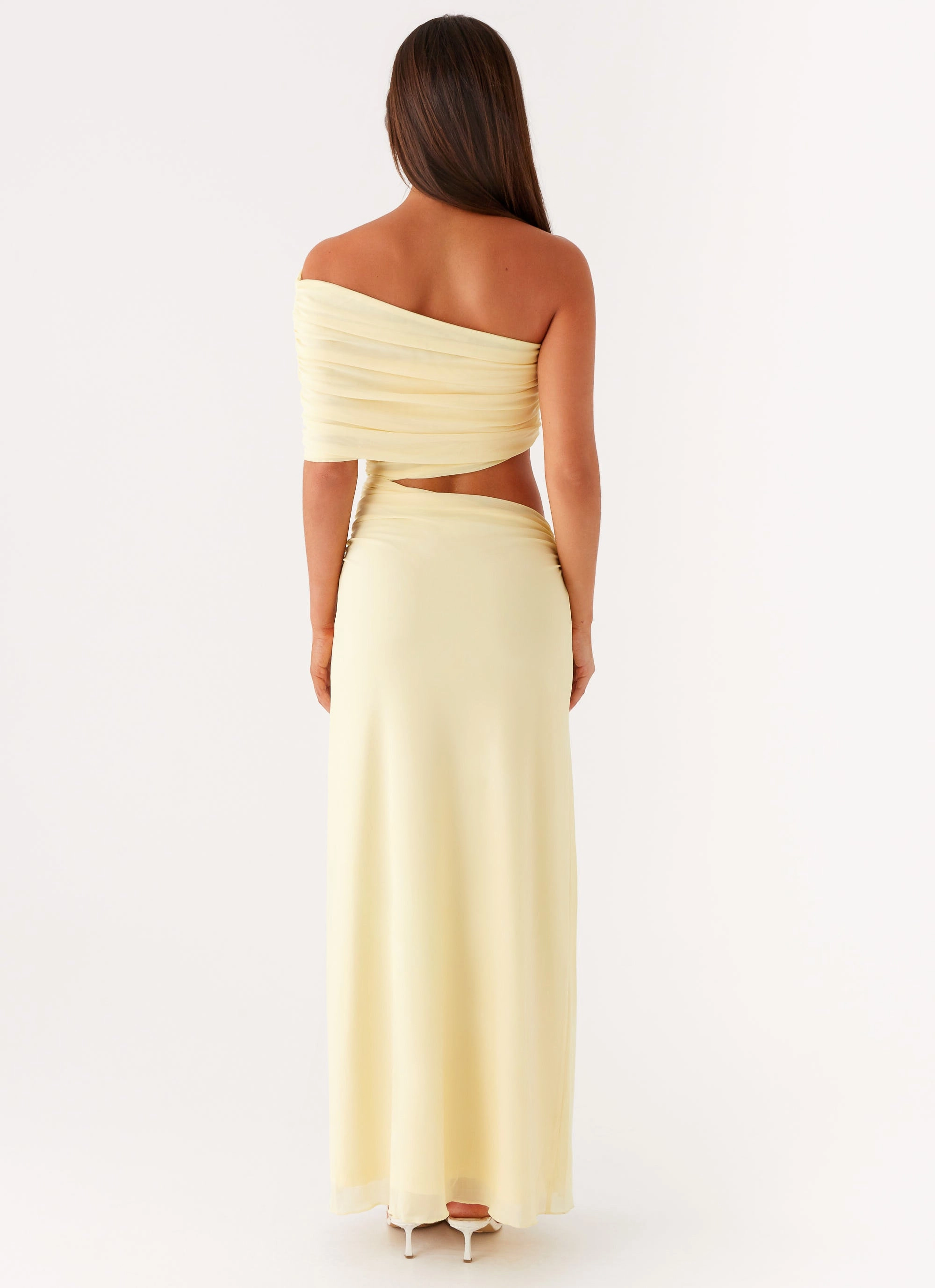 London Edge Perfect Comfort Wear Gillian Maxi Dress - Yellow