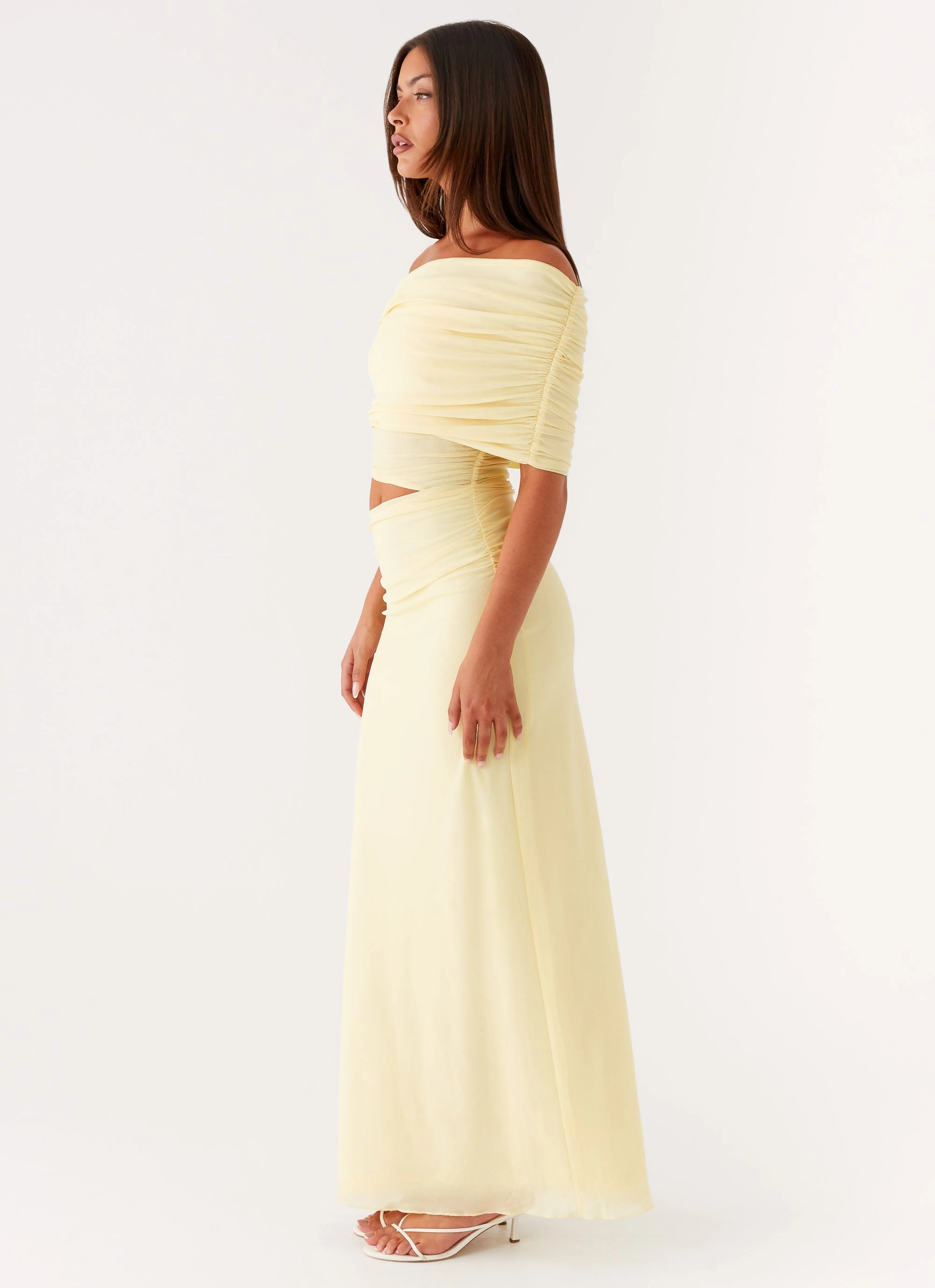 Brunch Glow Cute Touch Gillian Maxi Dress - Yellow