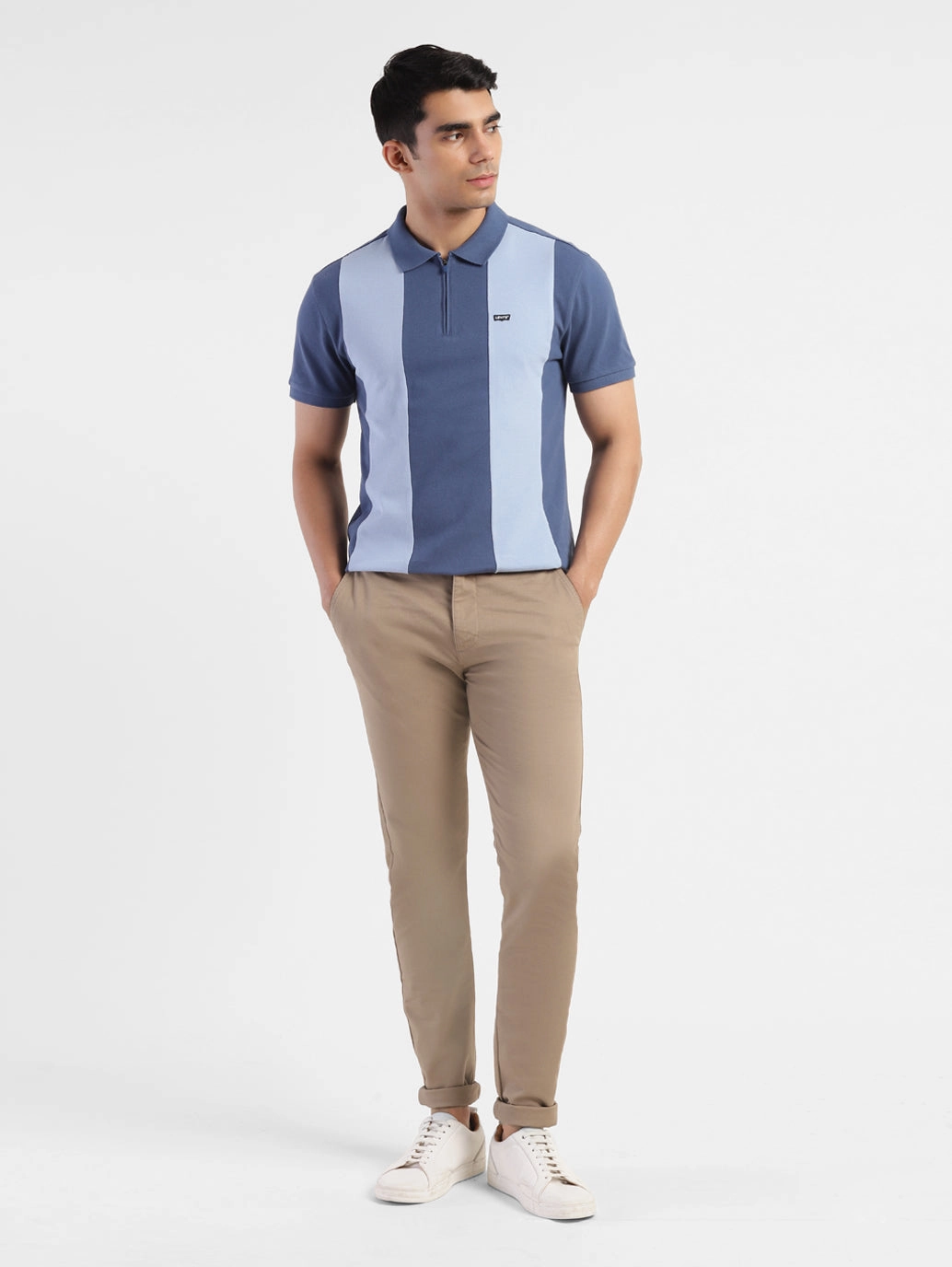 Seamless construction Comfort Fit Wear Men's Slim Tapered Fit Trousers