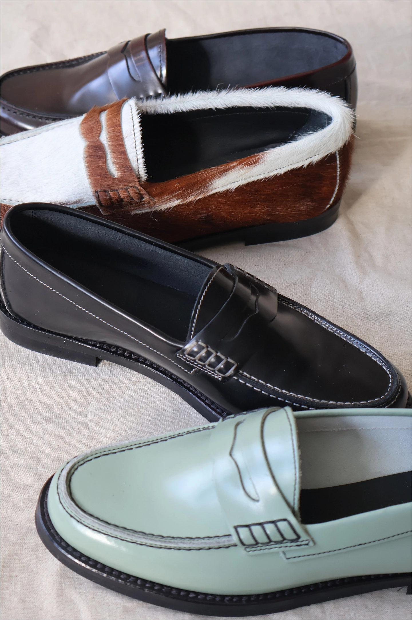 Elegant Lightweight Feel Napoli Onyx Loafer
