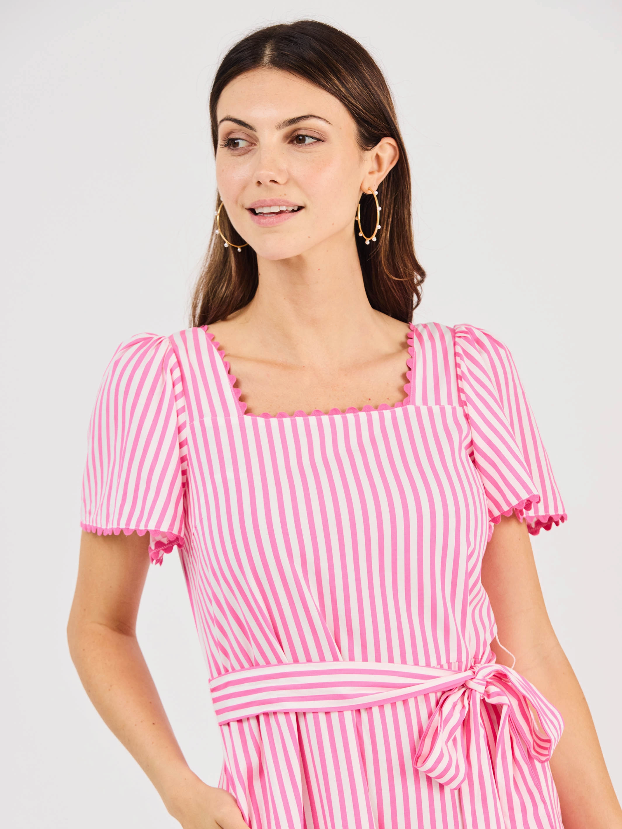 Underwire-Support Cotton-Blend FINAL SALE - Emery Dress | Lined Up Pink