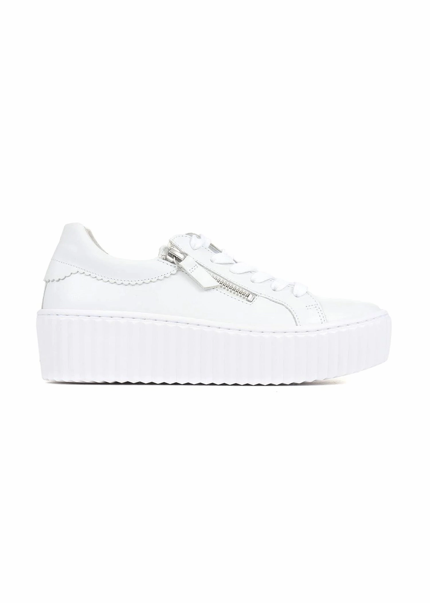 Memory Foam Insole Layer Retro-inspired cushioning Gabor Dolly Double Zip Platform Sneaker