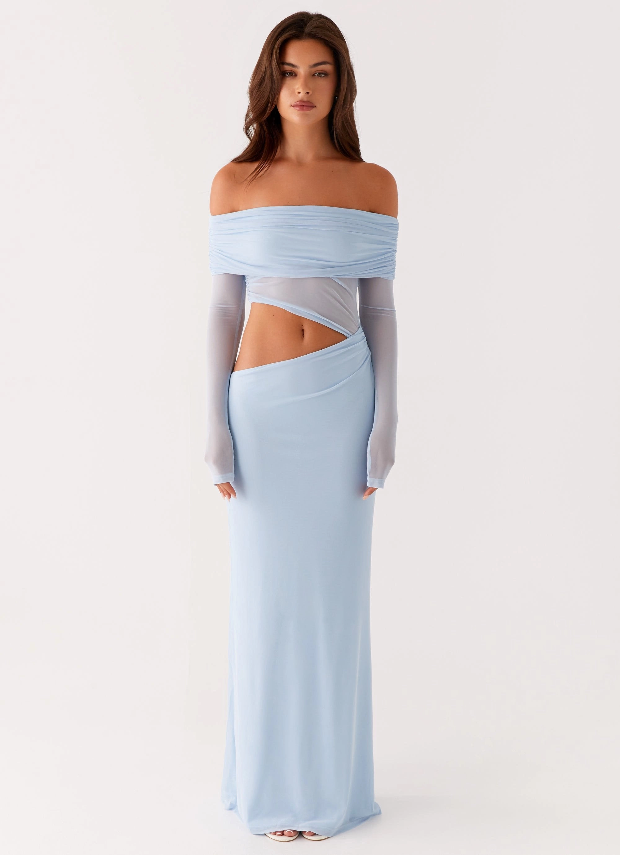 Boxy-Style Emery Maxi Dress - Blue