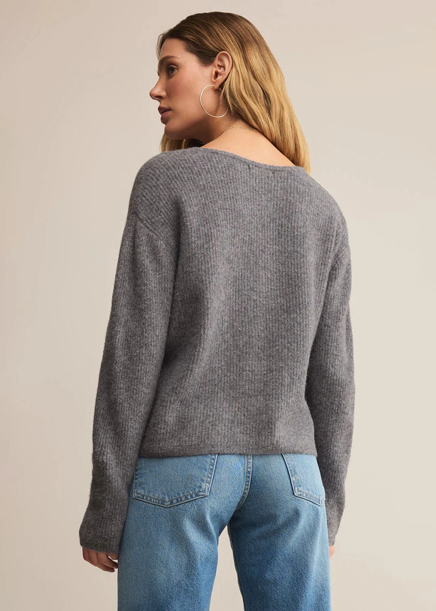 Emile Cardigan - Classic Heather Grey Cozy and Soft