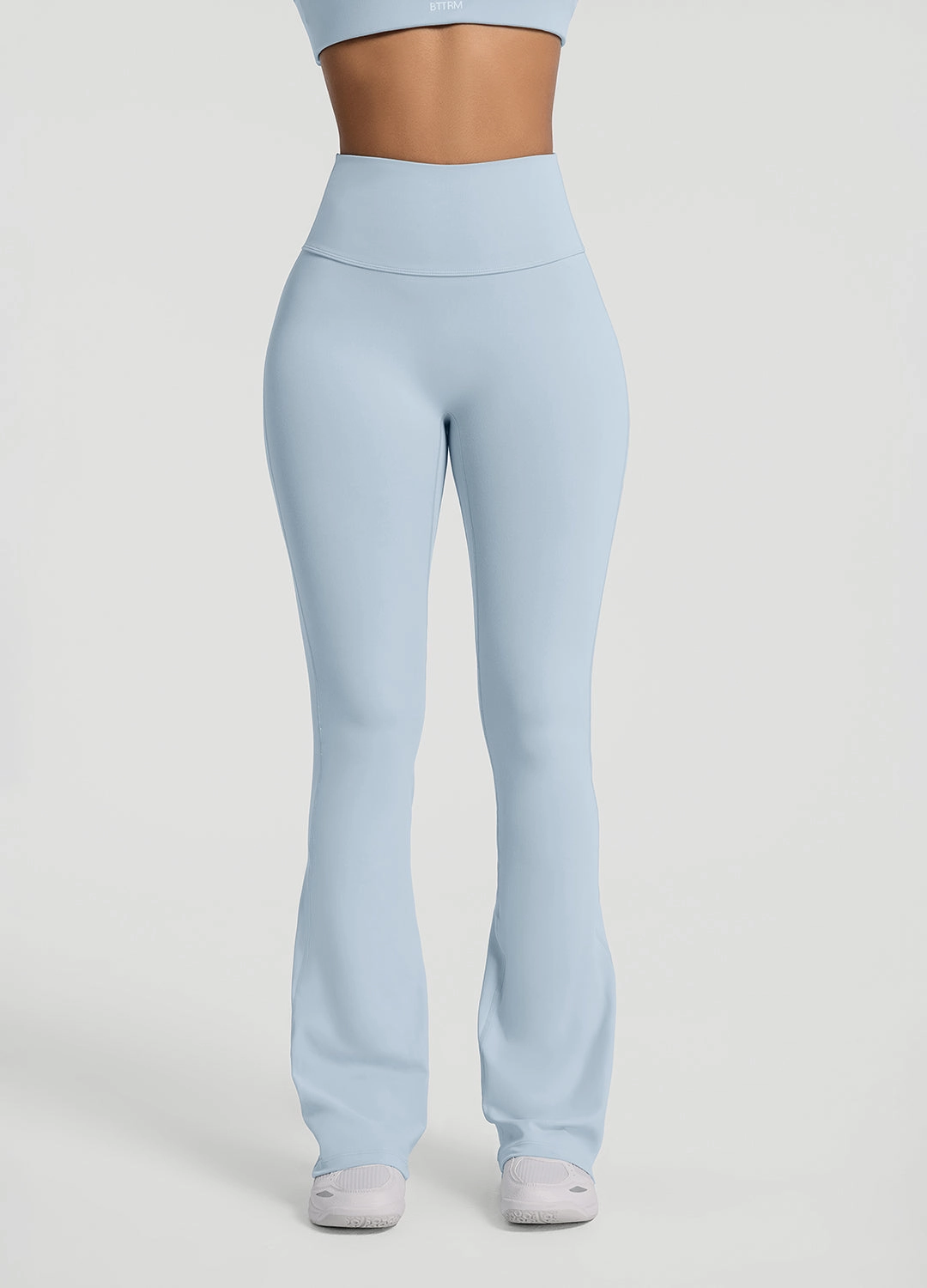 Body-Conscious Fit Ruched Flared Leggings
