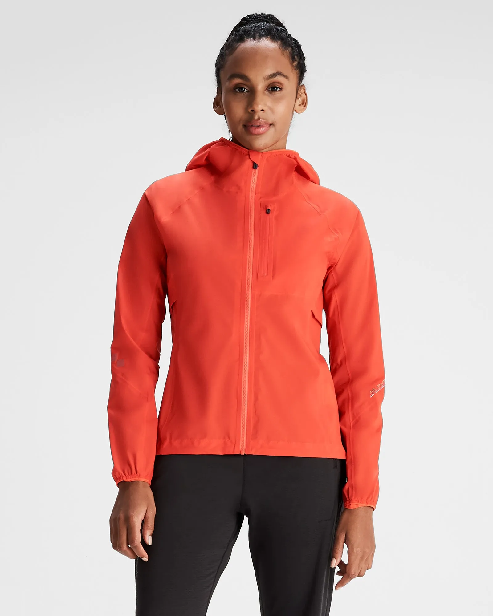 Casual Work Look Autumn Layers Women's Seeker 2.5L Rain Jacket - Hut Orange