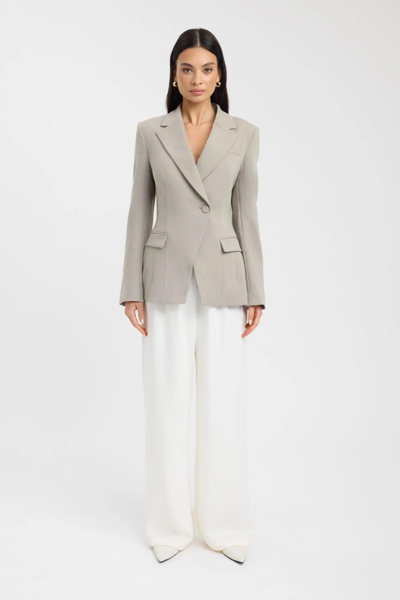 Erika Cinch Blazer High Collar Style SoftshellTexture