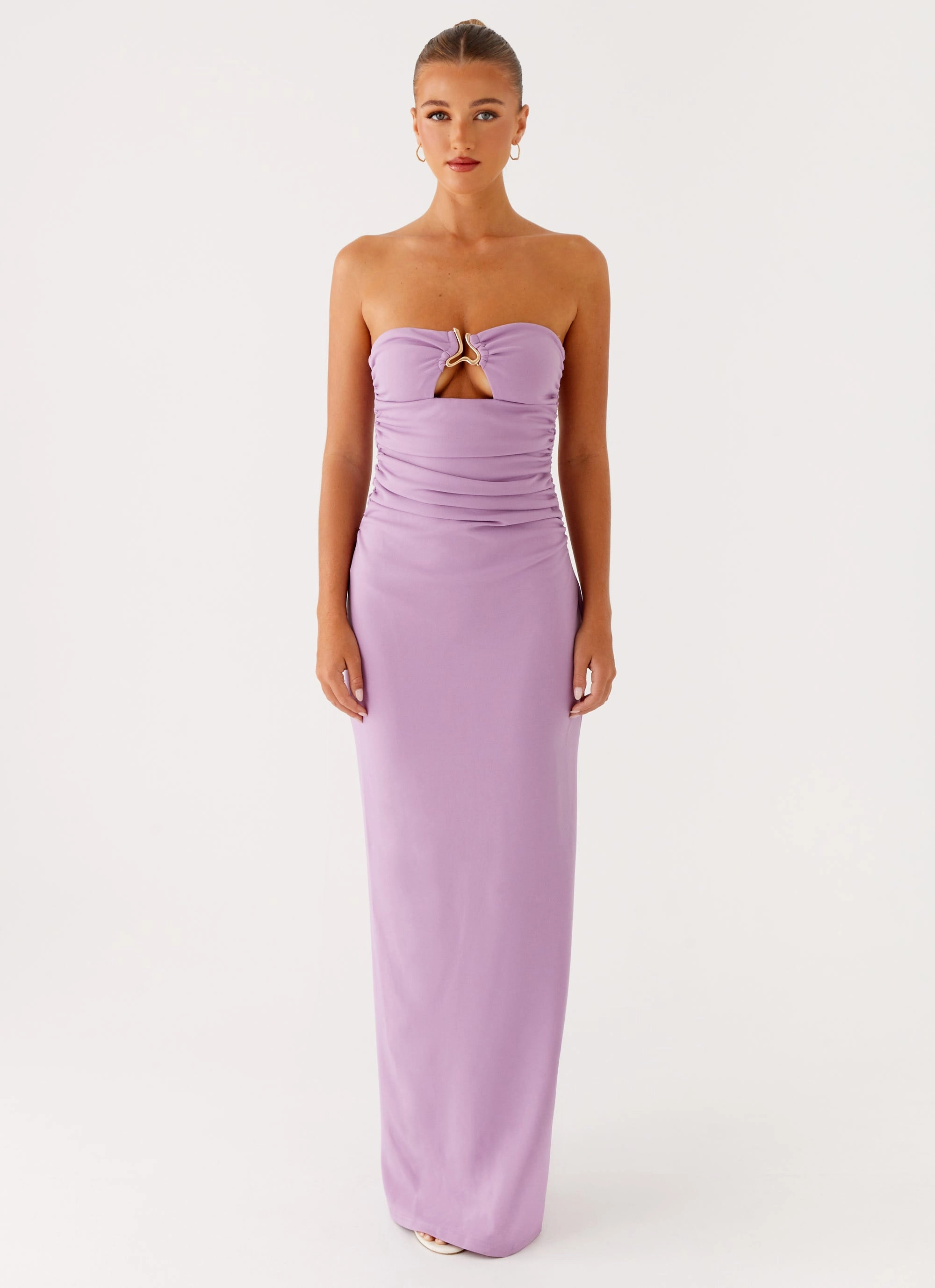 Durable-Fabric Soft Appeal Eryn Maxi Dress - Lilac