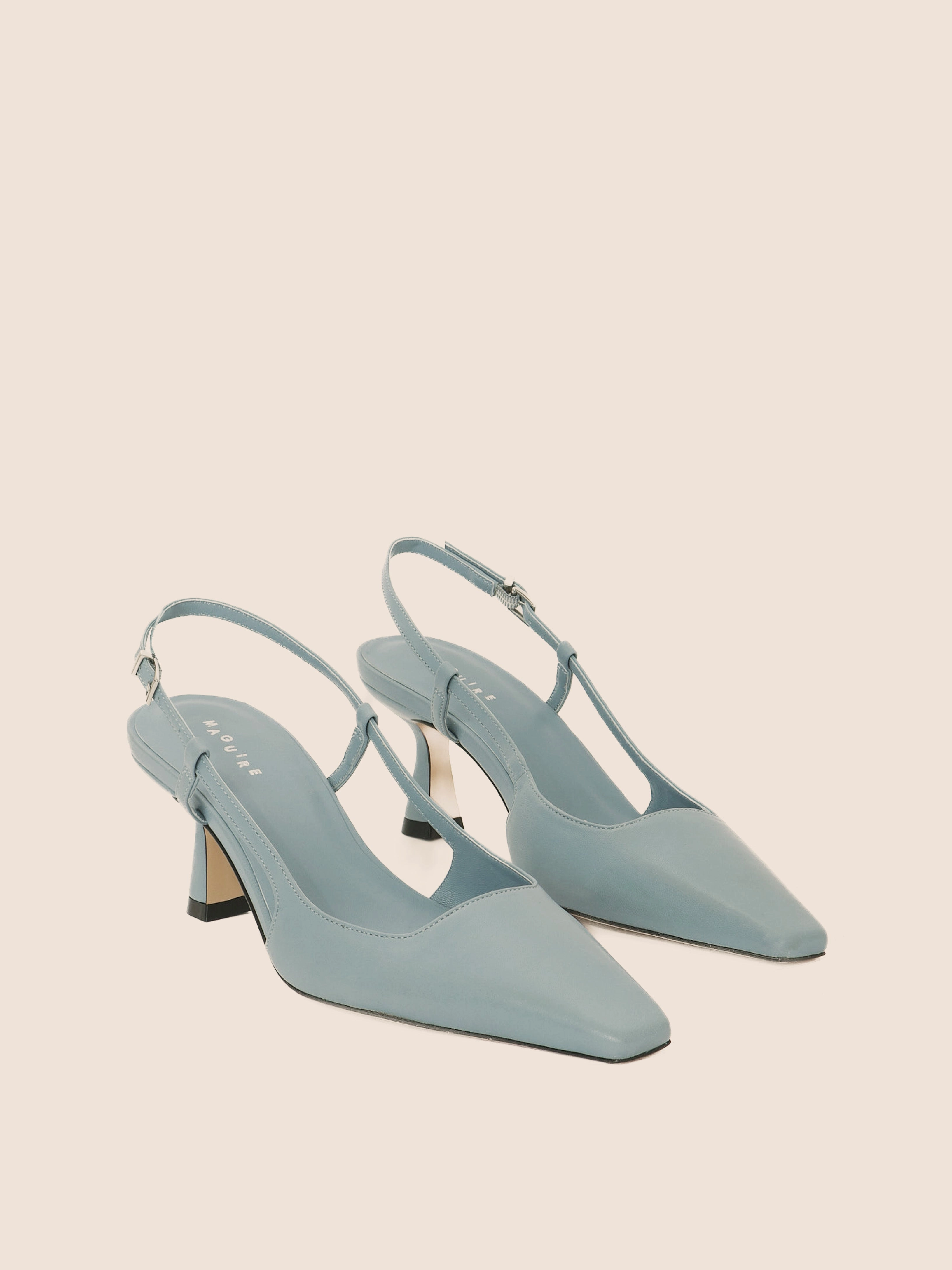 Bahia Denim Pump Pointed Toe Heels