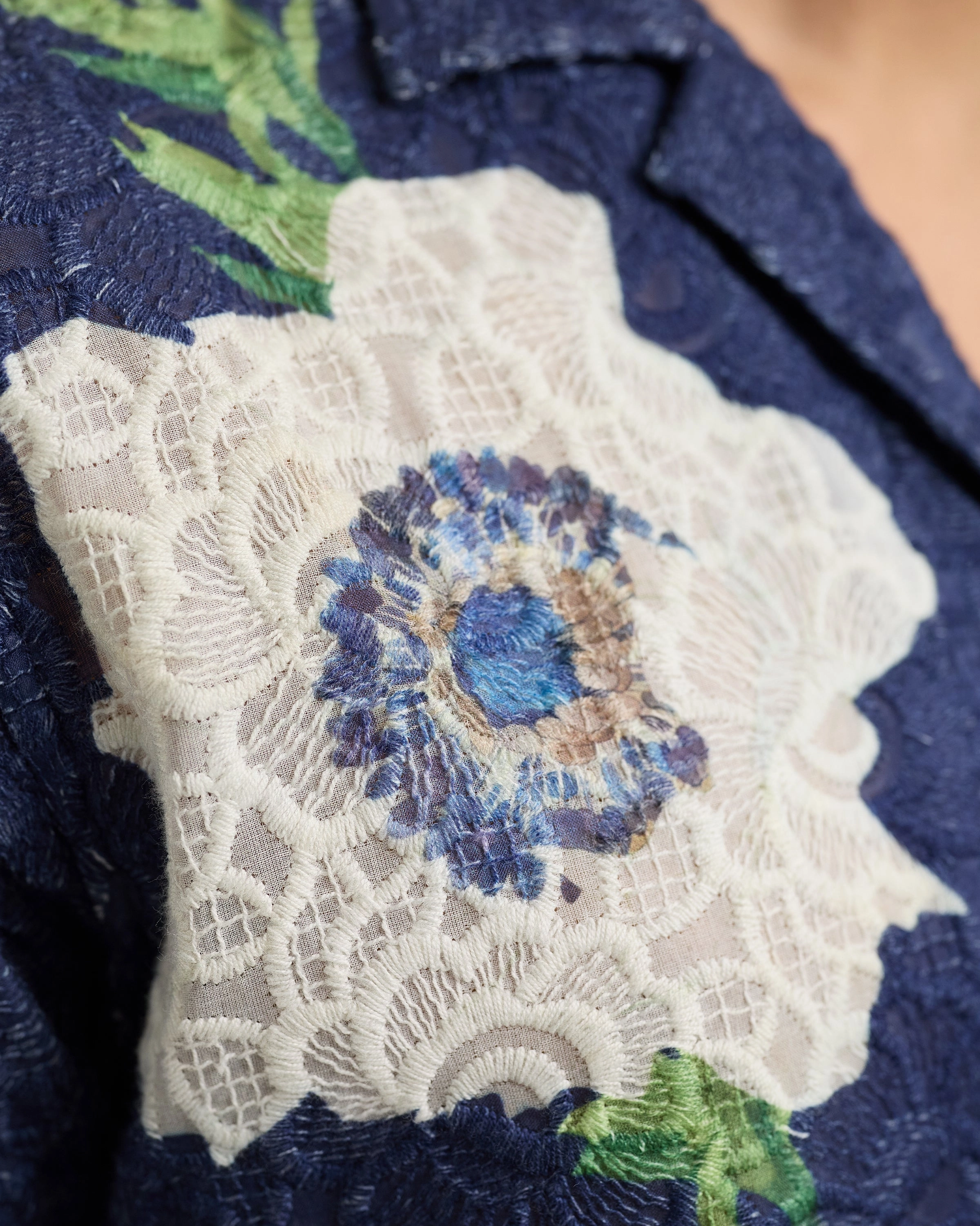 Water Repellent Finish Maitan Broderie